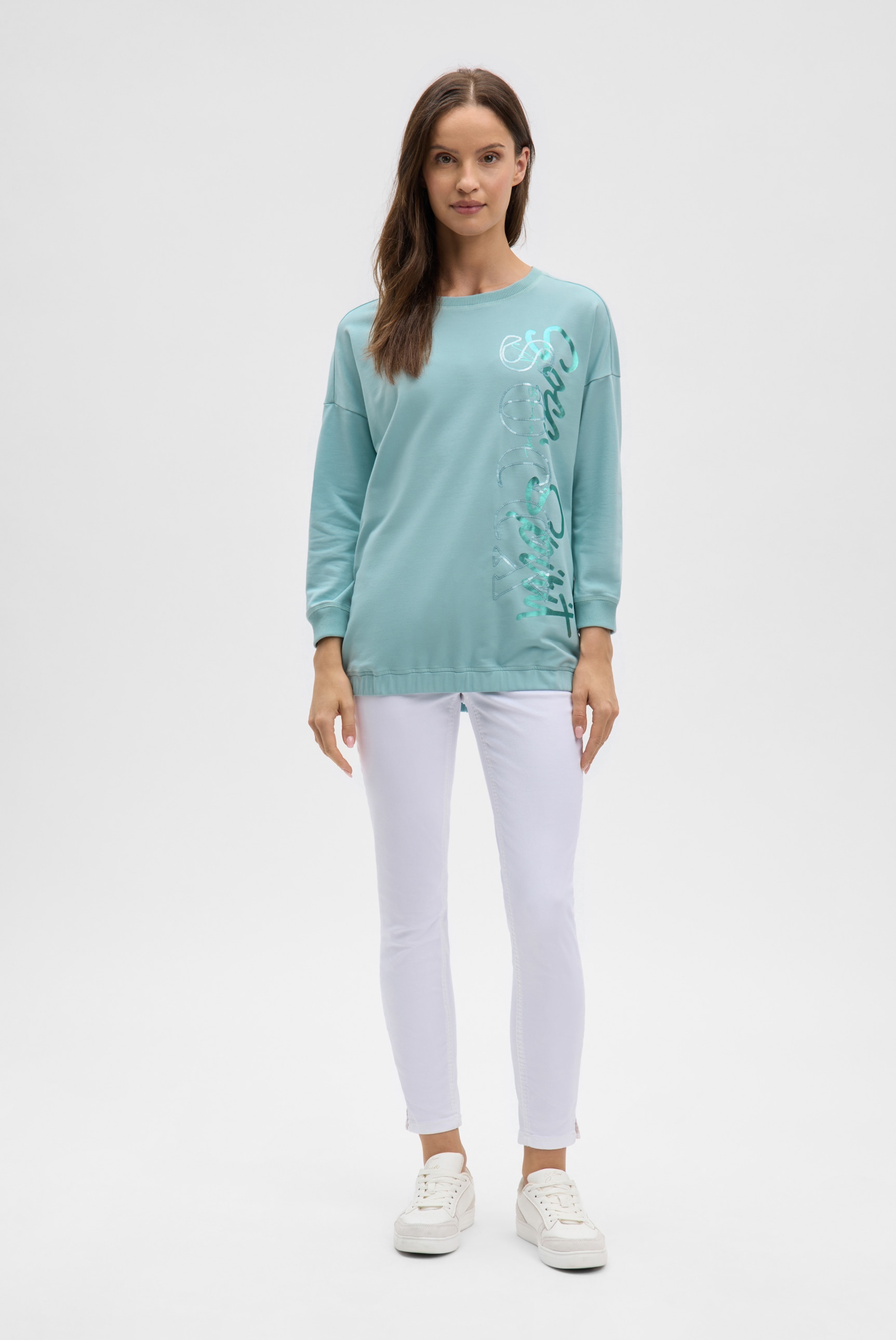 SOCCX Sweater , mit Gummizug im Saum
