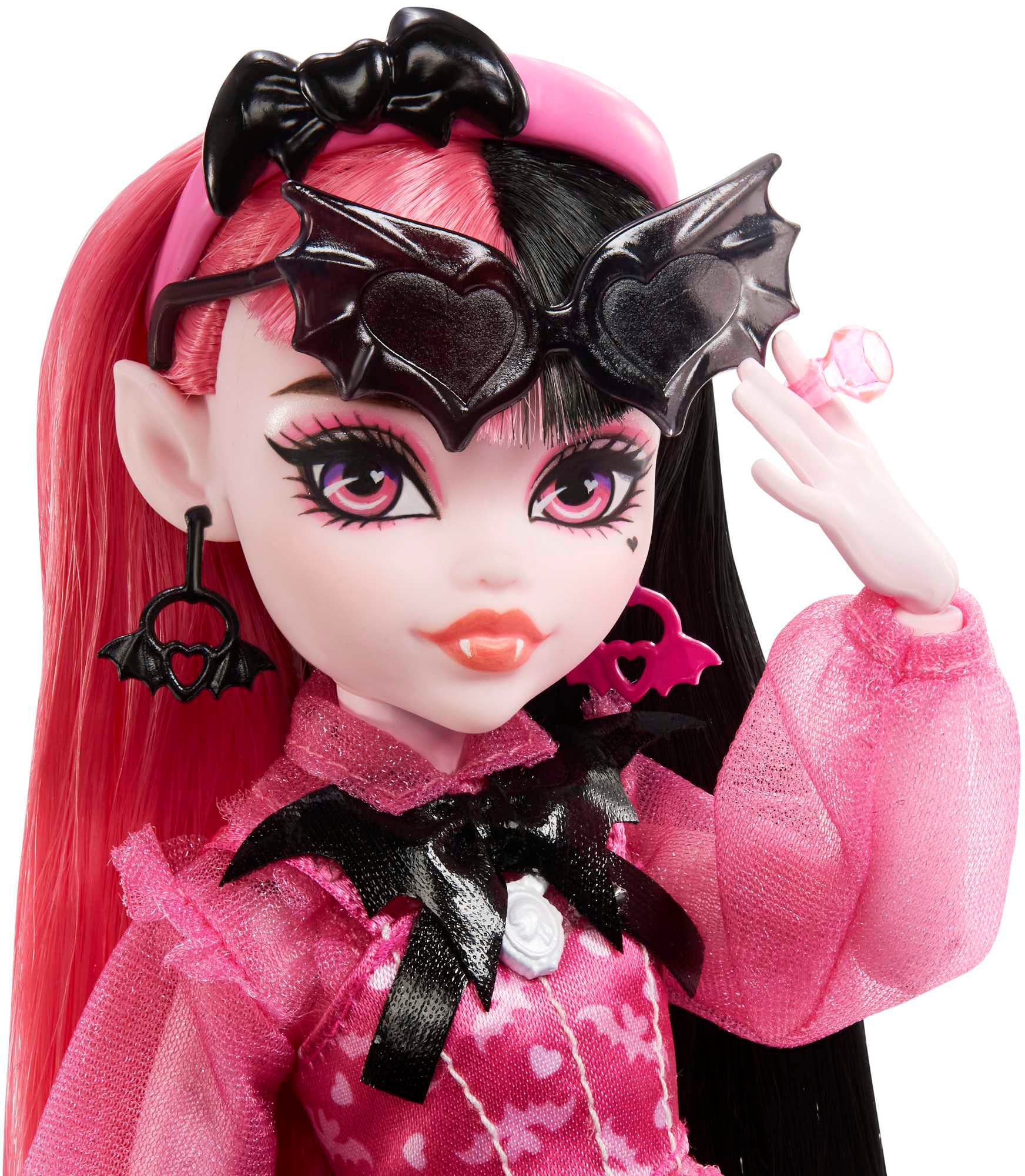 MonsterHigh™ Anziehpuppe »Draculaura mit Fledermaus«