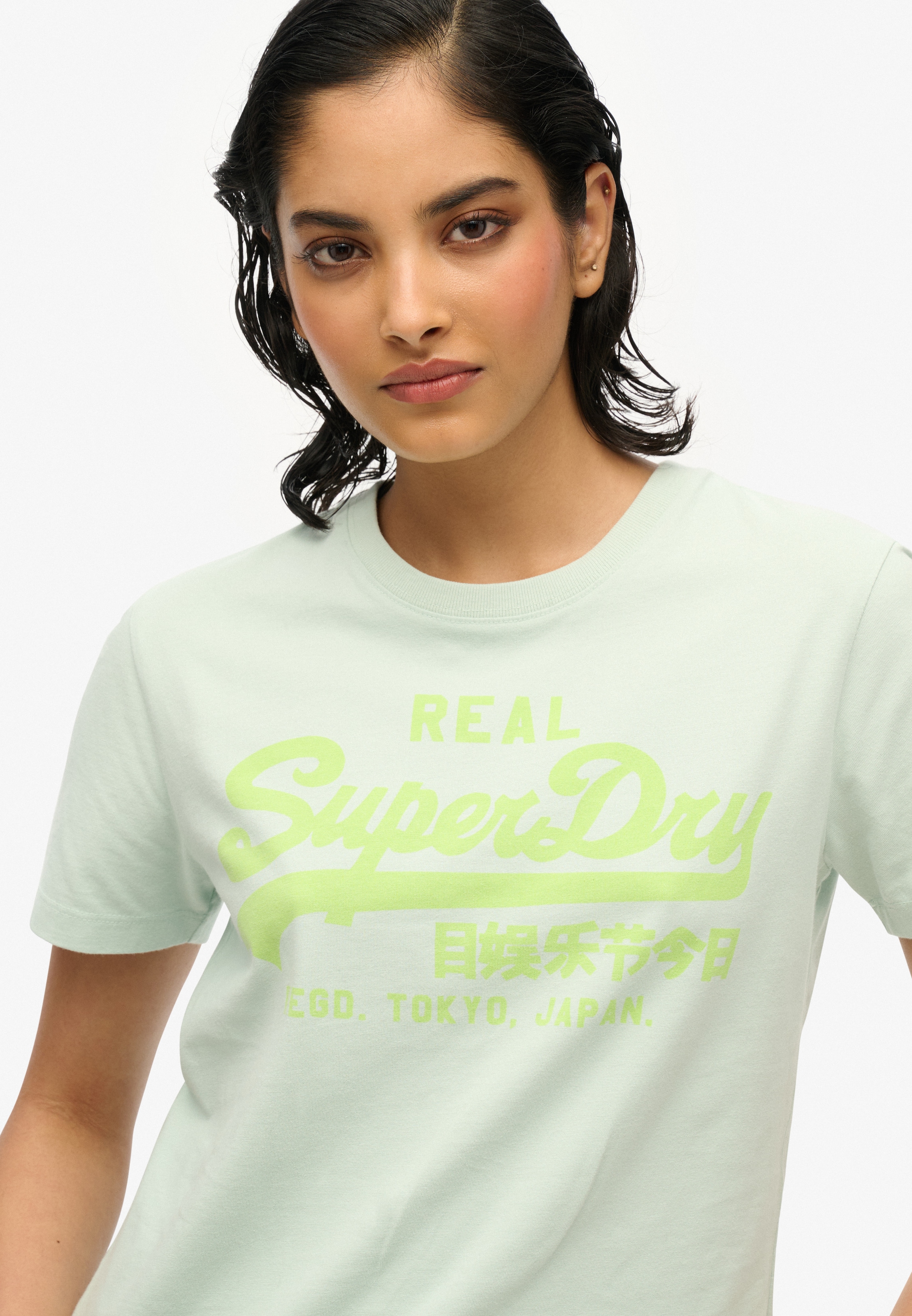 Superdry Kurzarmshirt "VL NEON SLIM TEE" günstig online kaufen