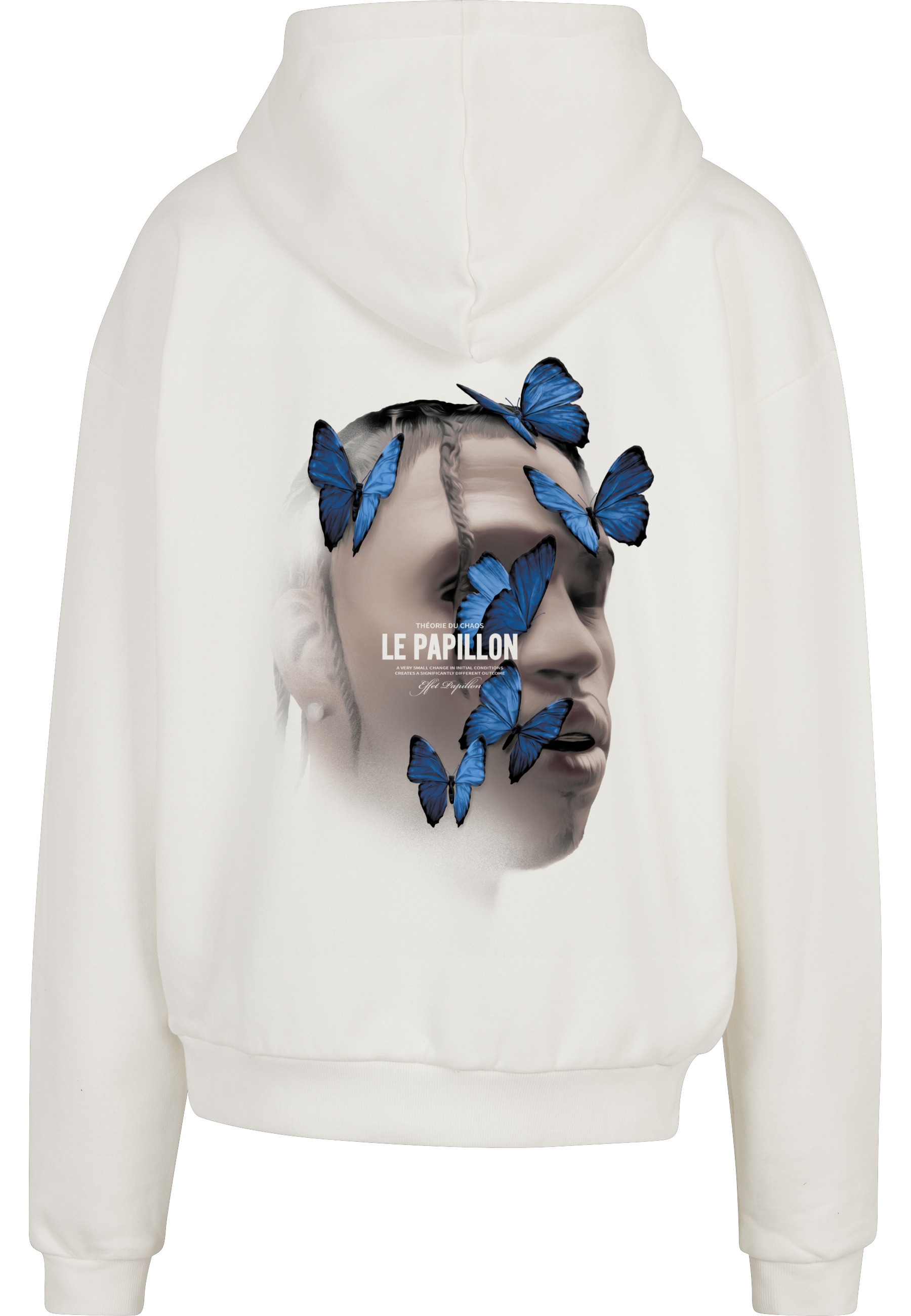 Mister Tee Le Papillon Hoodie Black Size S 8
