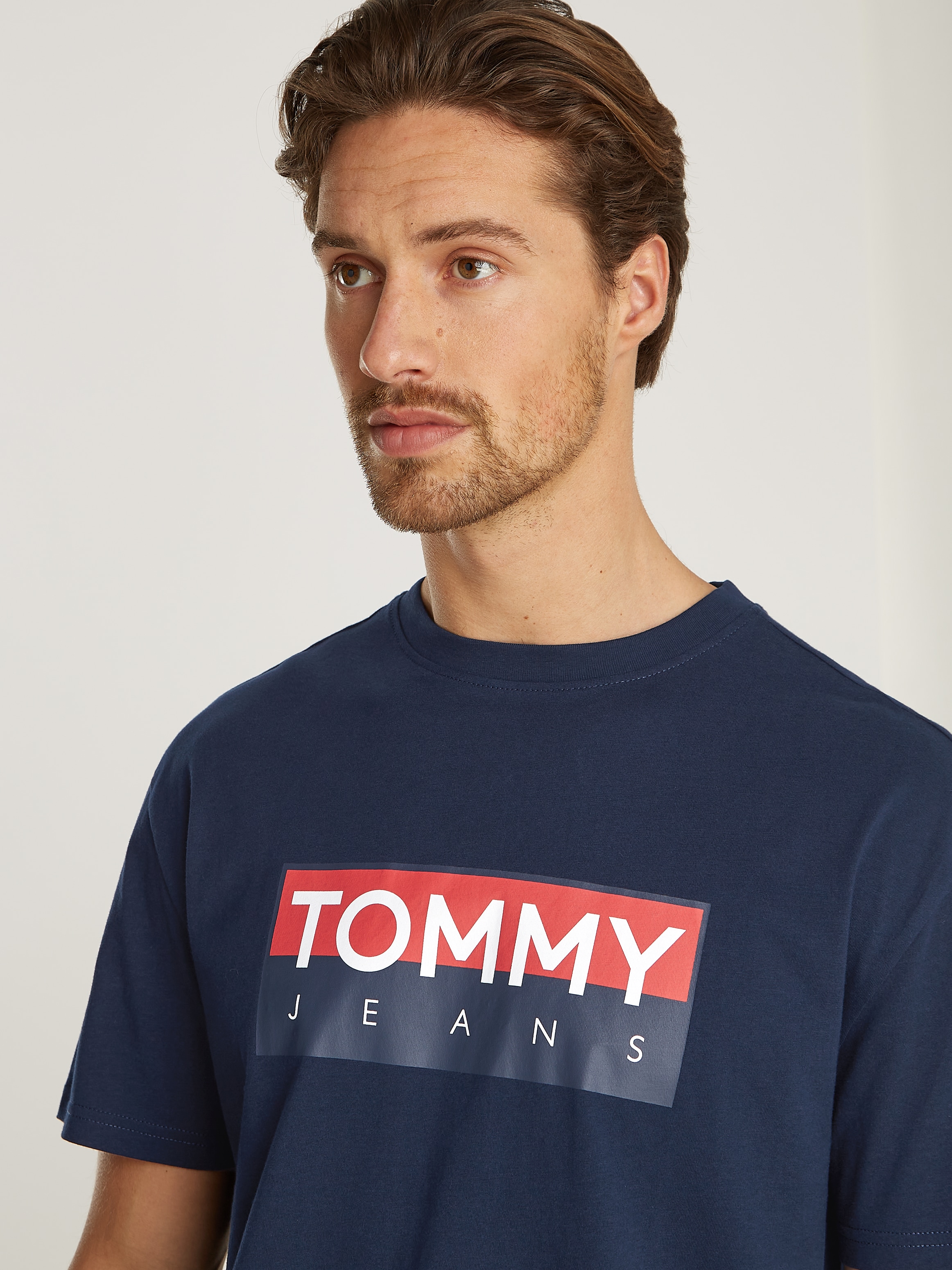 Tommy Jeans Plus T-Shirt "TJM REG RWB TOMMY ENTRY TEE EXT", Große Größen günstig online kaufen