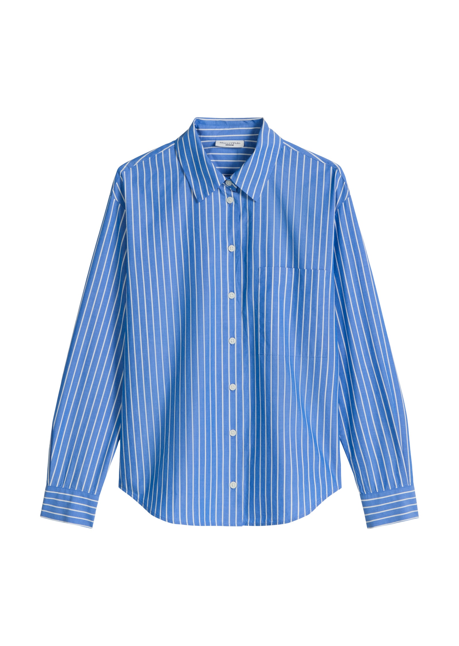 Marc O'Polo DENIM Langarmbluse »aus Papertouch-Popeline«