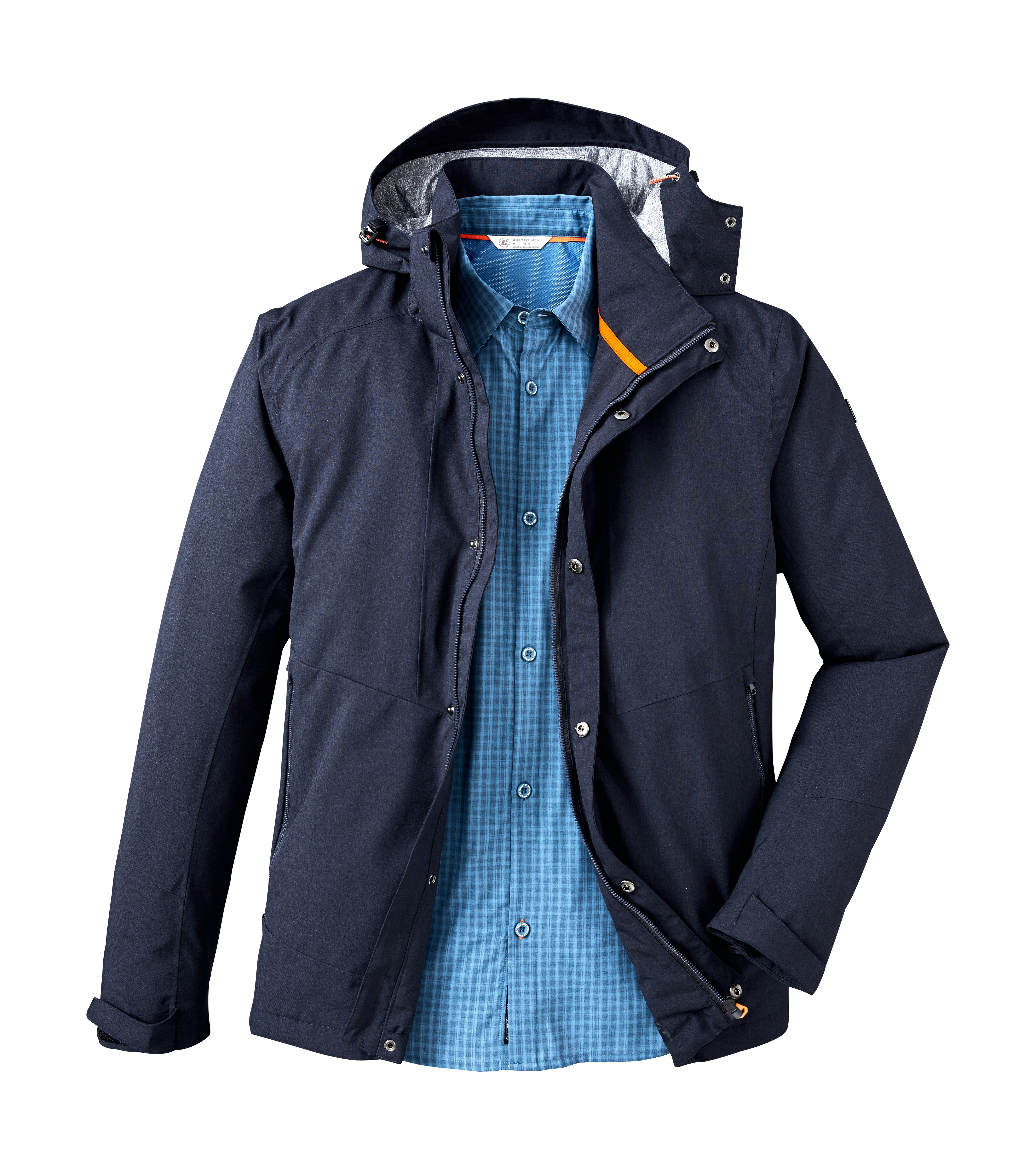 Thumbnail - Killtec Outdoorjacke "KOS 53 MN JCKT", Funktionsjacke: Wind- und wasserdicht, atmungsaktiv, Kapuze abnehmbar