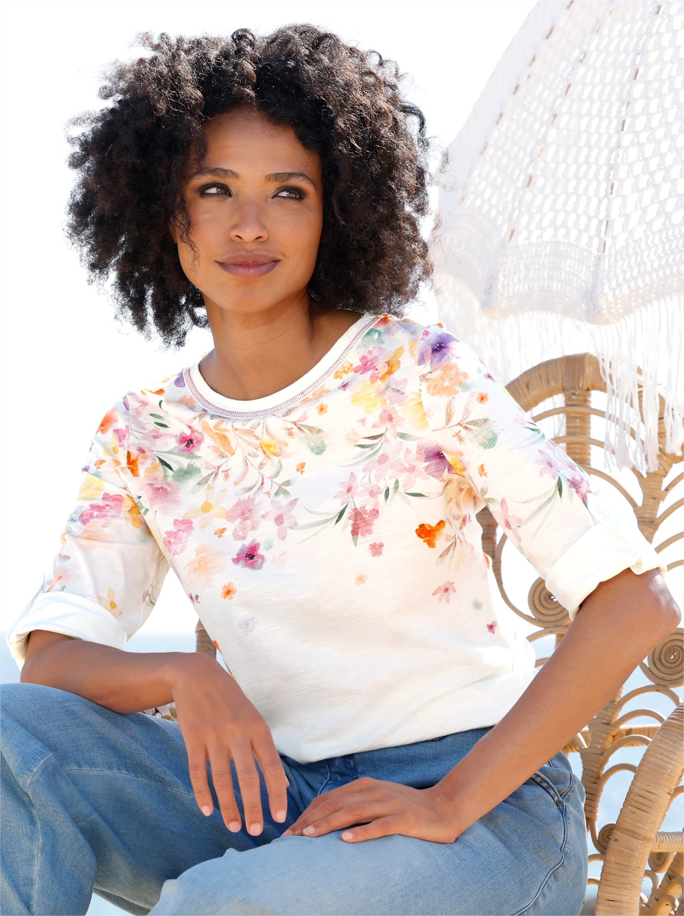 heine 3/4-Arm-Shirt "Shirt", 1 Stk. günstig online kaufen