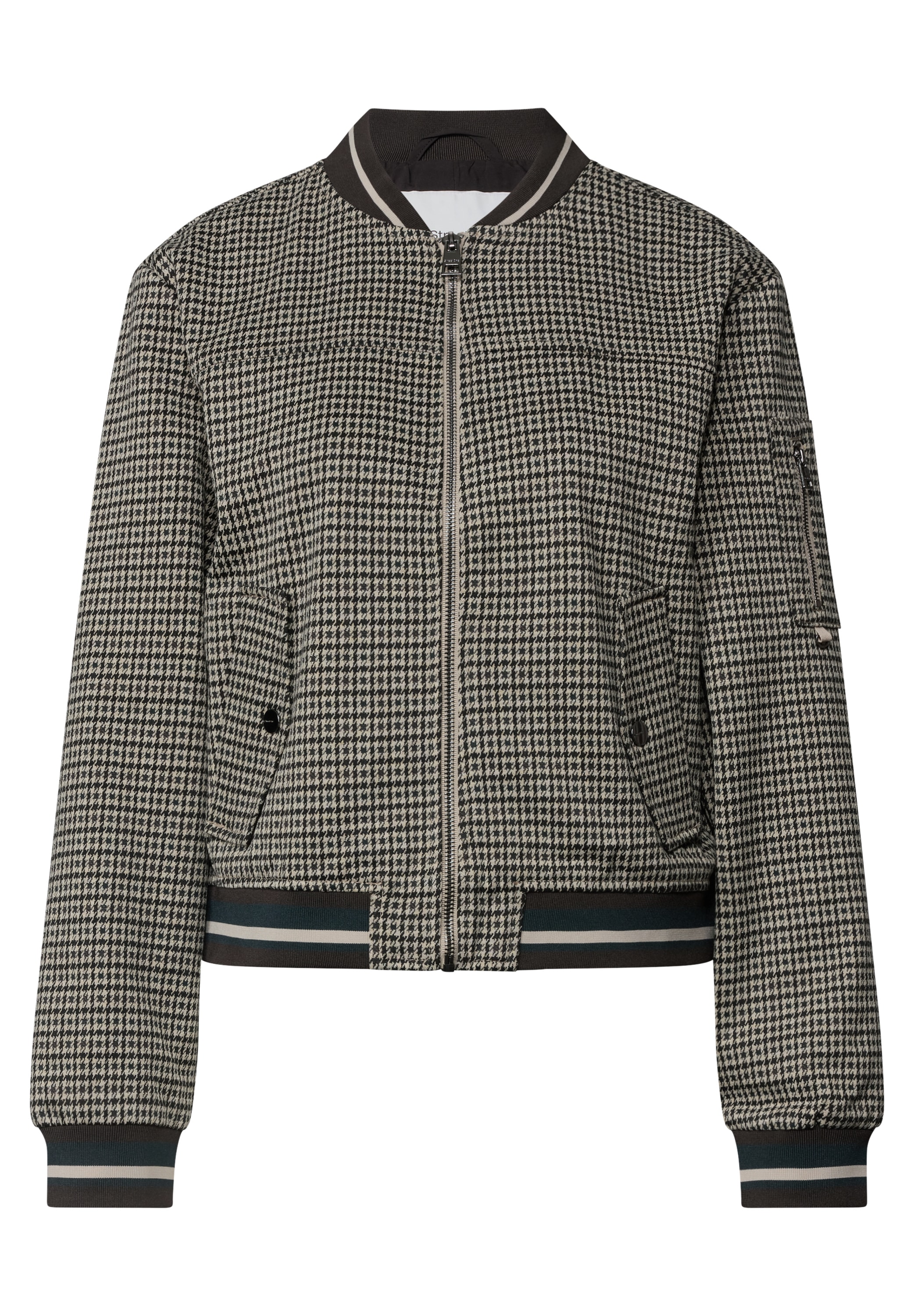 STREET ONE Blouson ohne Kapuze mit Karomuster