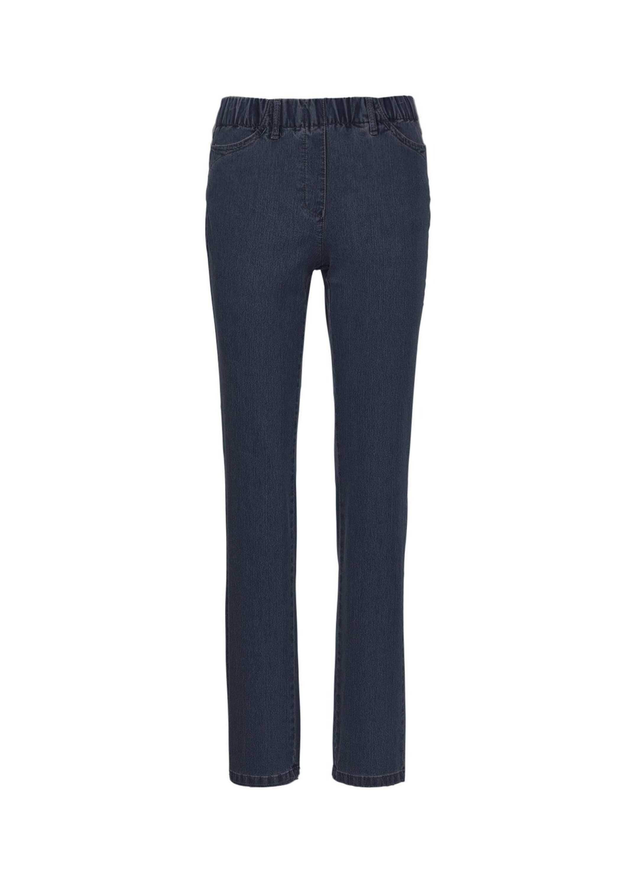 GOLDNER Regular-fit-Jeans "Edel geschmückte Jeansschlupfhose LOUISA" günstig online kaufen