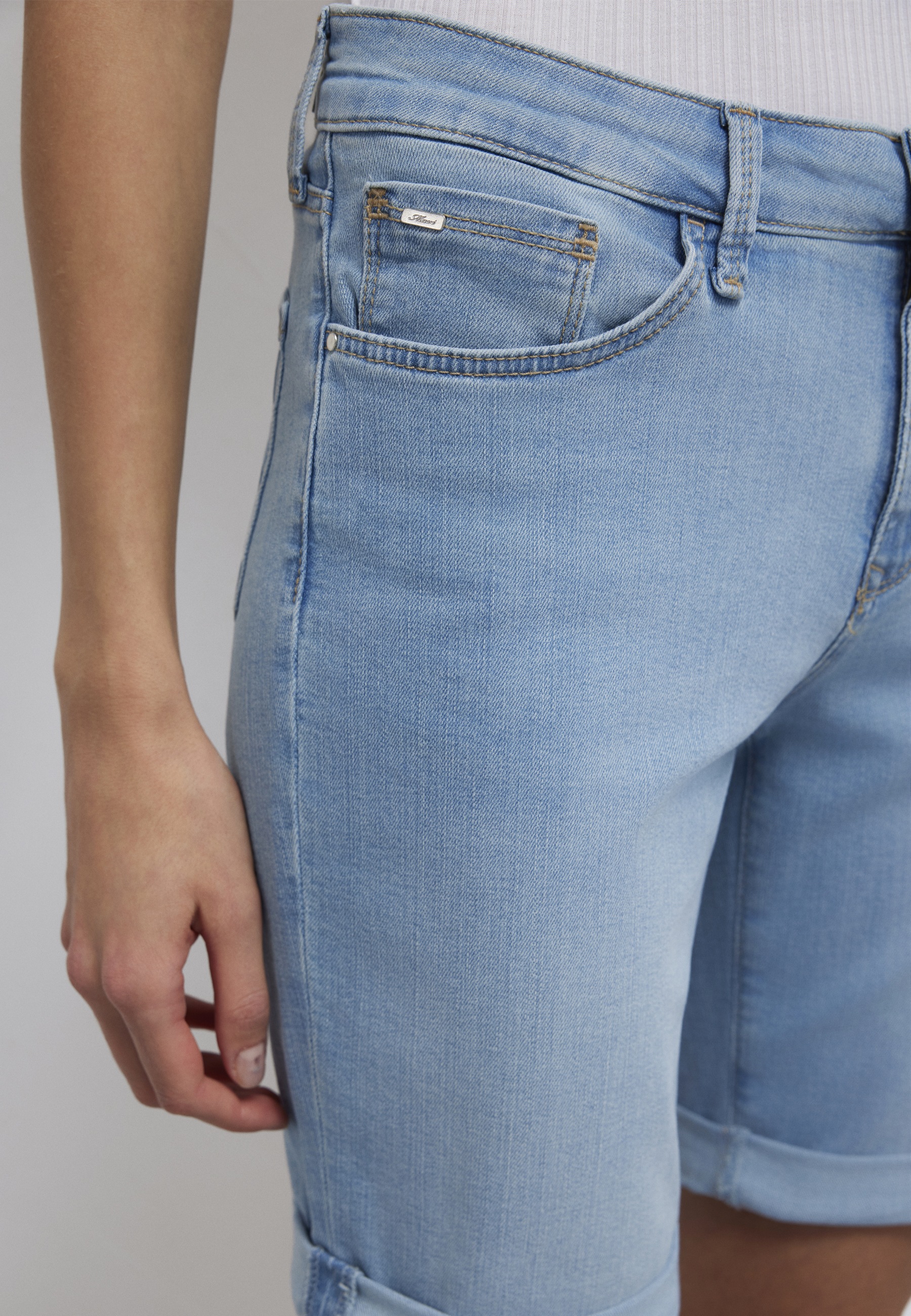 Mavi Straight-Jeans »ALEXIS« Boyfriend Shorts