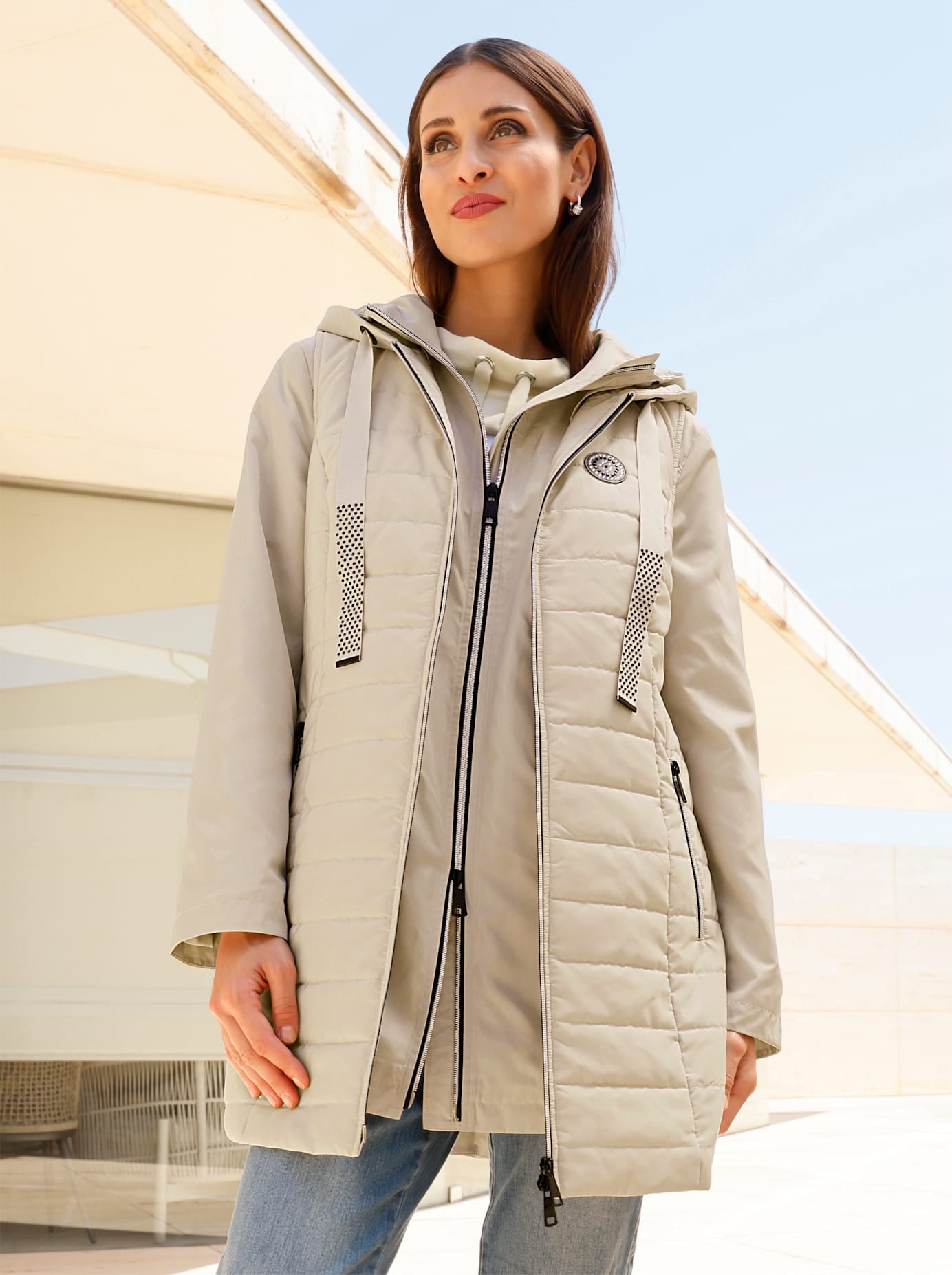 Inspirationen Outdoorjacke mit Kapuze günstig online kaufen