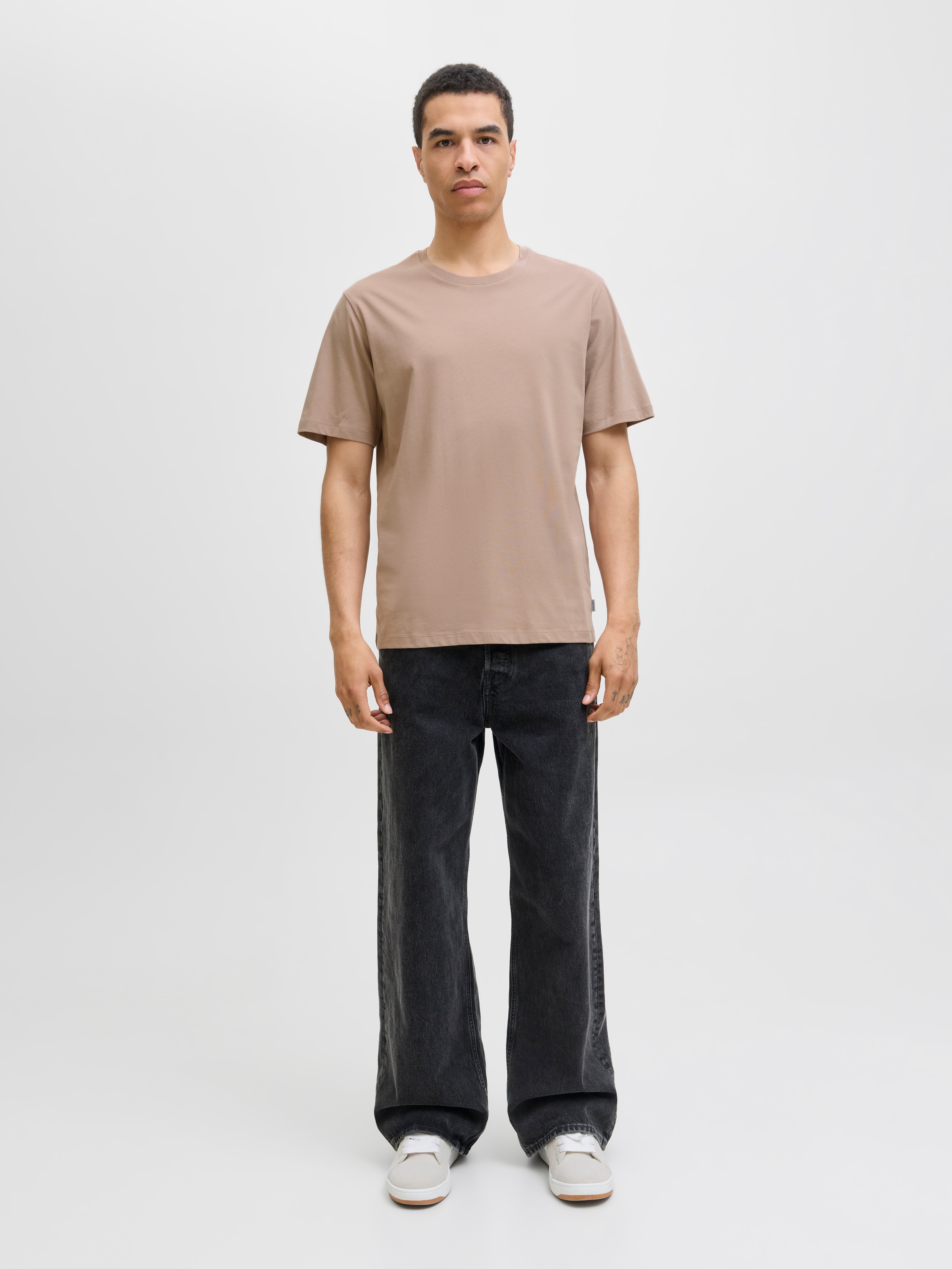 Jack & Jones Rundhalsshirt »JJEORGANIC BASIC TEE SS O-NECK NOOS«, mit Rundhalsausschnitt