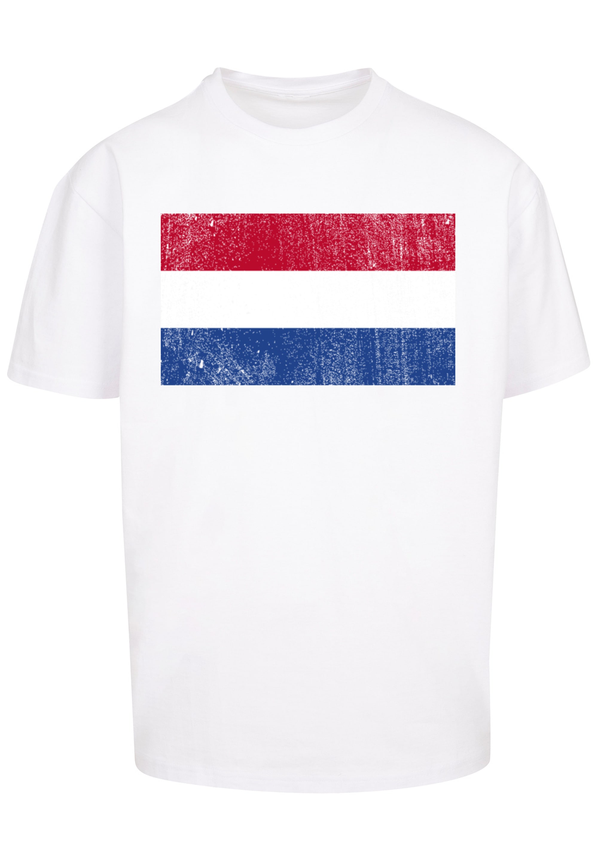 F4NT4STIC T-Shirt "Netherlands NIederlande Holland Flagge distressed", Prin günstig online kaufen