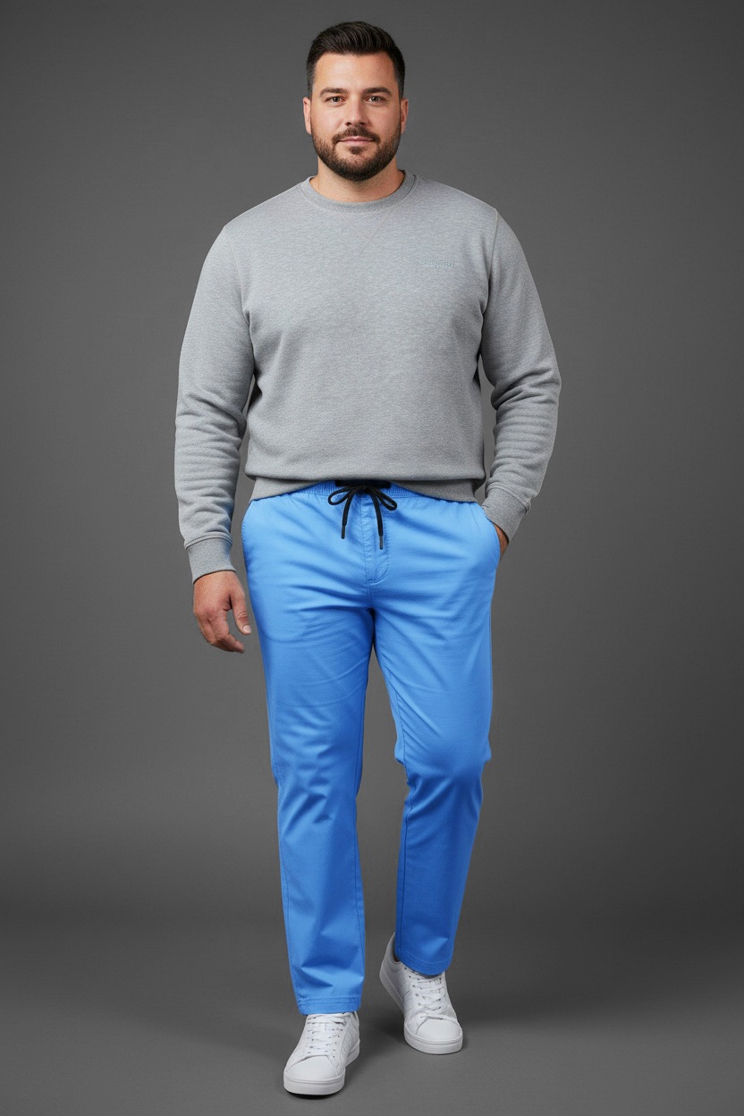 Man's World Herren Schlupfhose Blau Gr. 32 3