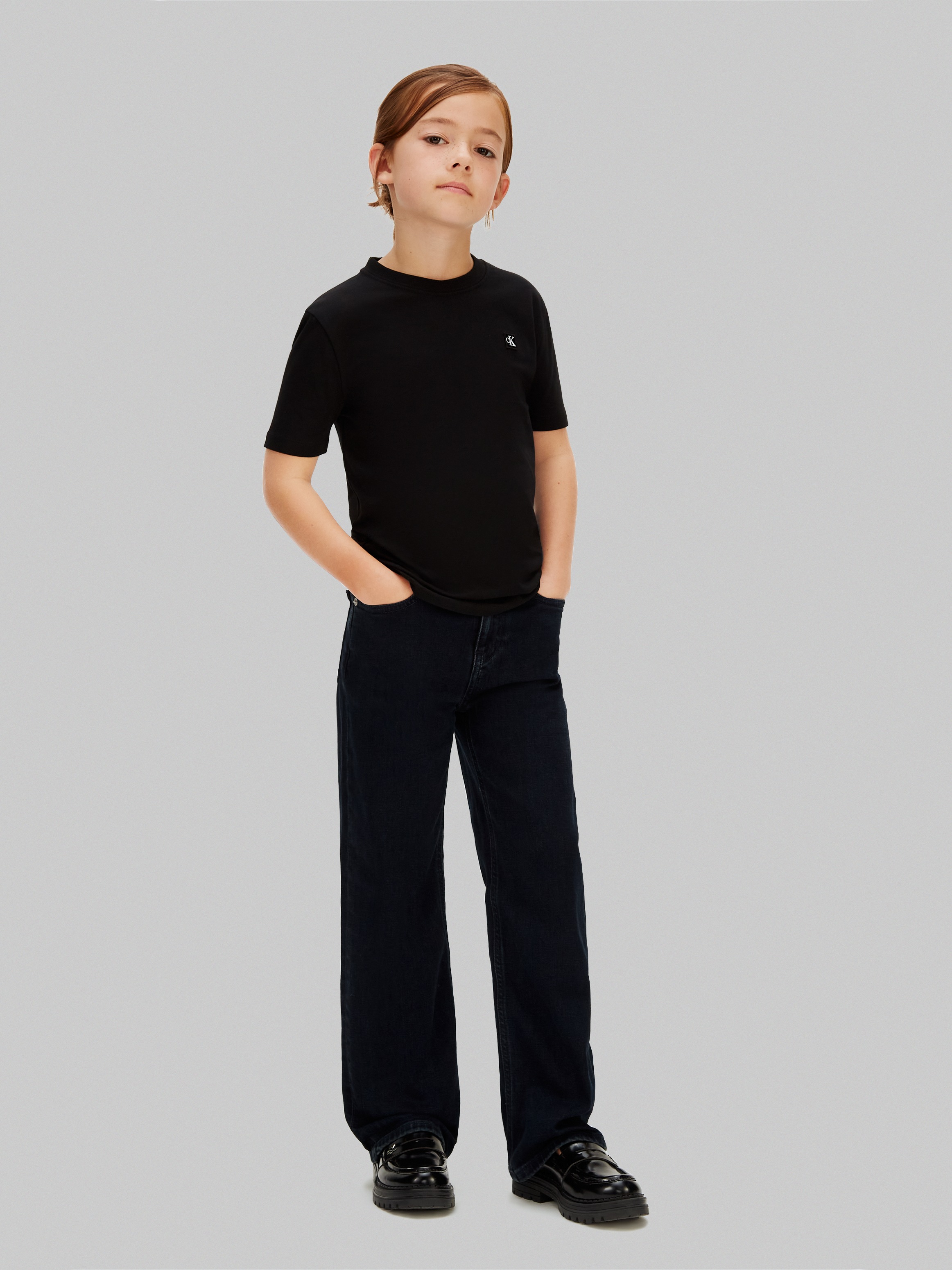 Calvin Klein Jeans T-Shirt »MONO MINI BADGE T-SHIRT« Regular fit für Kinder