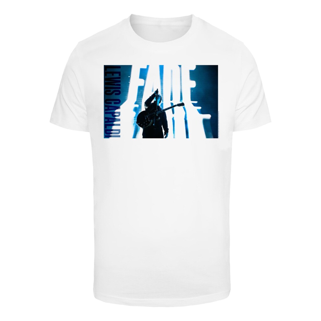 Merchcode T-Shirt »Merchcode Herren Lewis Capaldi - Live Photo Fade T-Shirt«, (1 tlg.)