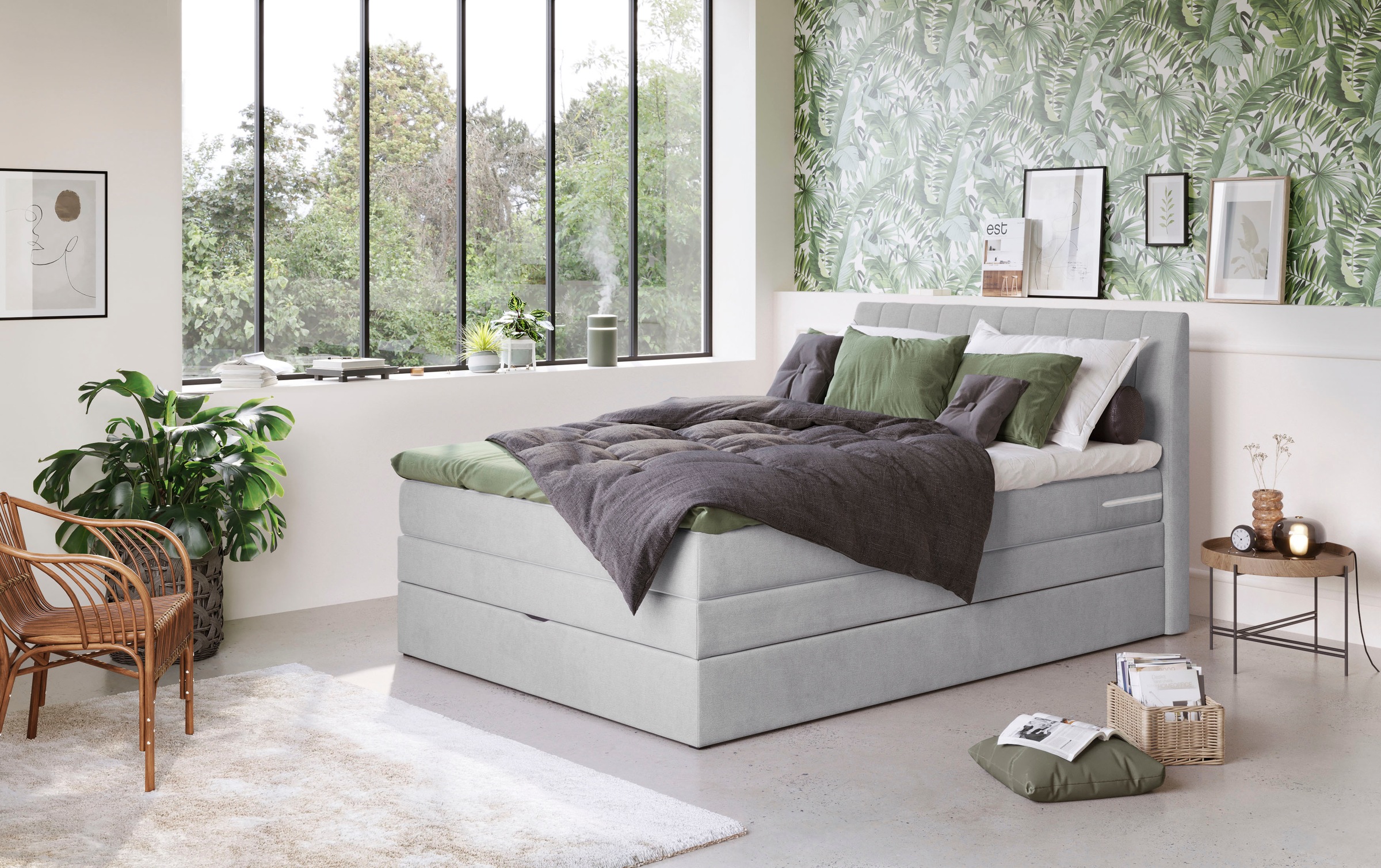 COTTA Boxspringbett "Shark inkl. Bettkasten und Topper", erhältlich in den günstig online kaufen