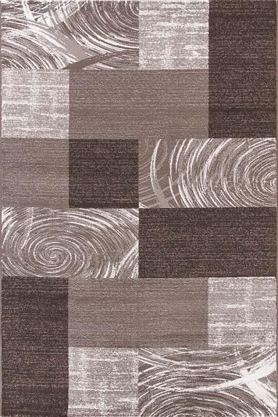 Teppich AYYILDIZ TEPPICHE "Parma 9220" Gr. 4, braun, B:160cm H:9mm L:230cm, Kunstfaser, Teppiche, Teppich, Läufer, Kurzflor, Wohnzimmer 2