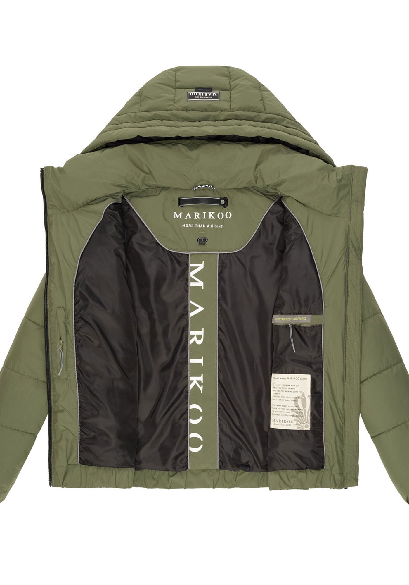 Marikoo Winterjacke »Nayanaa«, mit abnehmbarer Kapuze