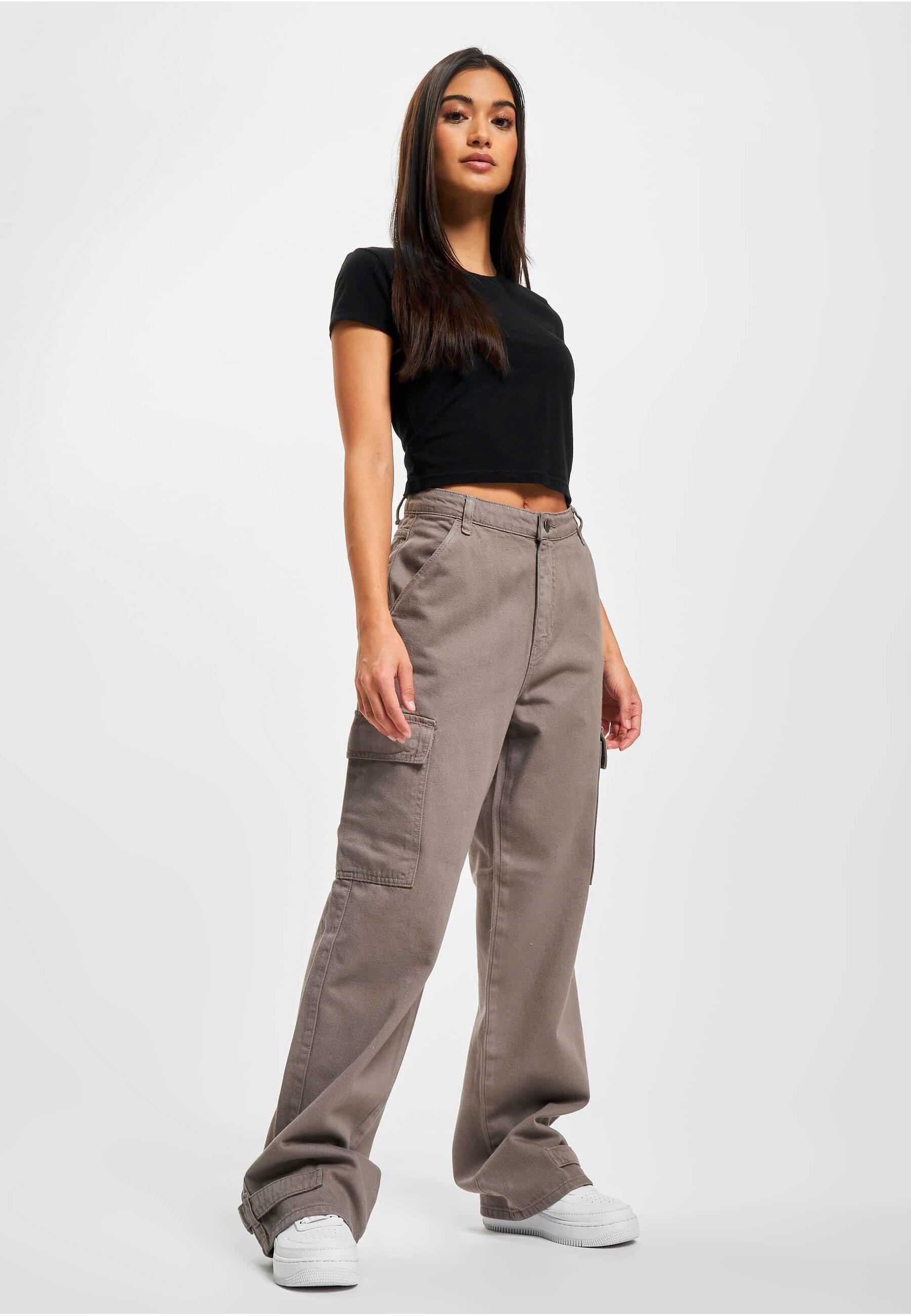 DEF Stoffhose »DEF Damen DEF Cargo Pants«, (1 tlg.)
