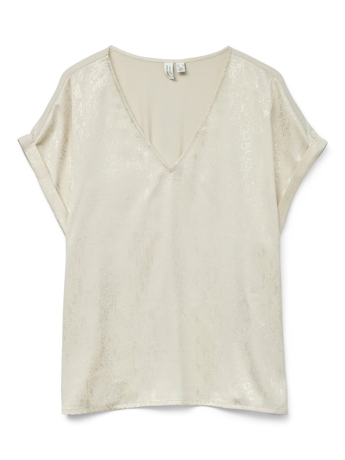 Vero Moda Blusentop »VMBALIA S/S V-NECK T-SHIRT WVN BTQ GA«