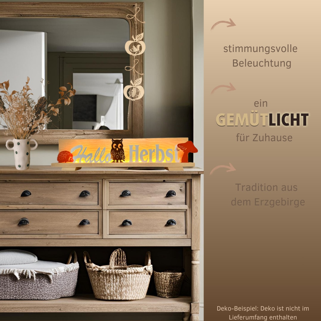 Weigla Dekofigur "Figurenset "Herbst" für WEIGLA Dekosockel, aus Holz" Erzg günstig online kaufen