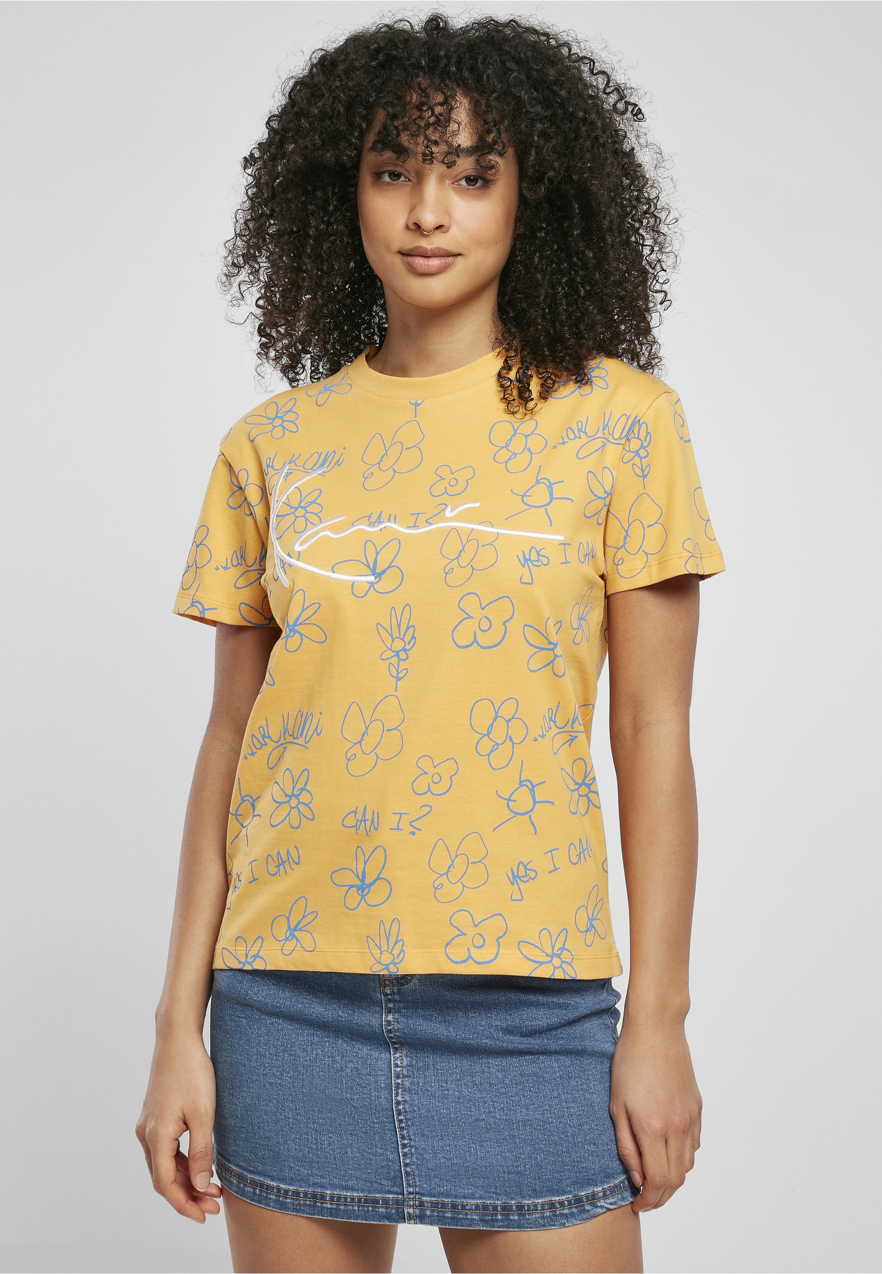 Karl Kani T-Shirt »Karl Kani Damen Signature Flower Tee« 1 Stk.