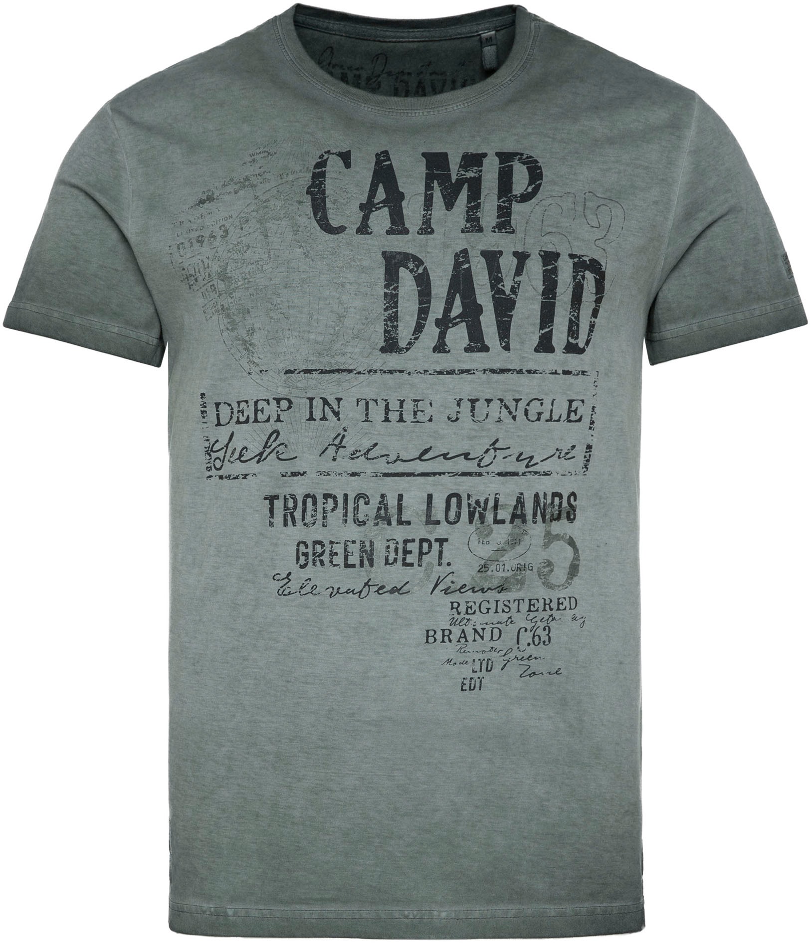 T-Shirt, CAMP mit | ▷ BAUR Seitenschlitzen bestellen DAVID
