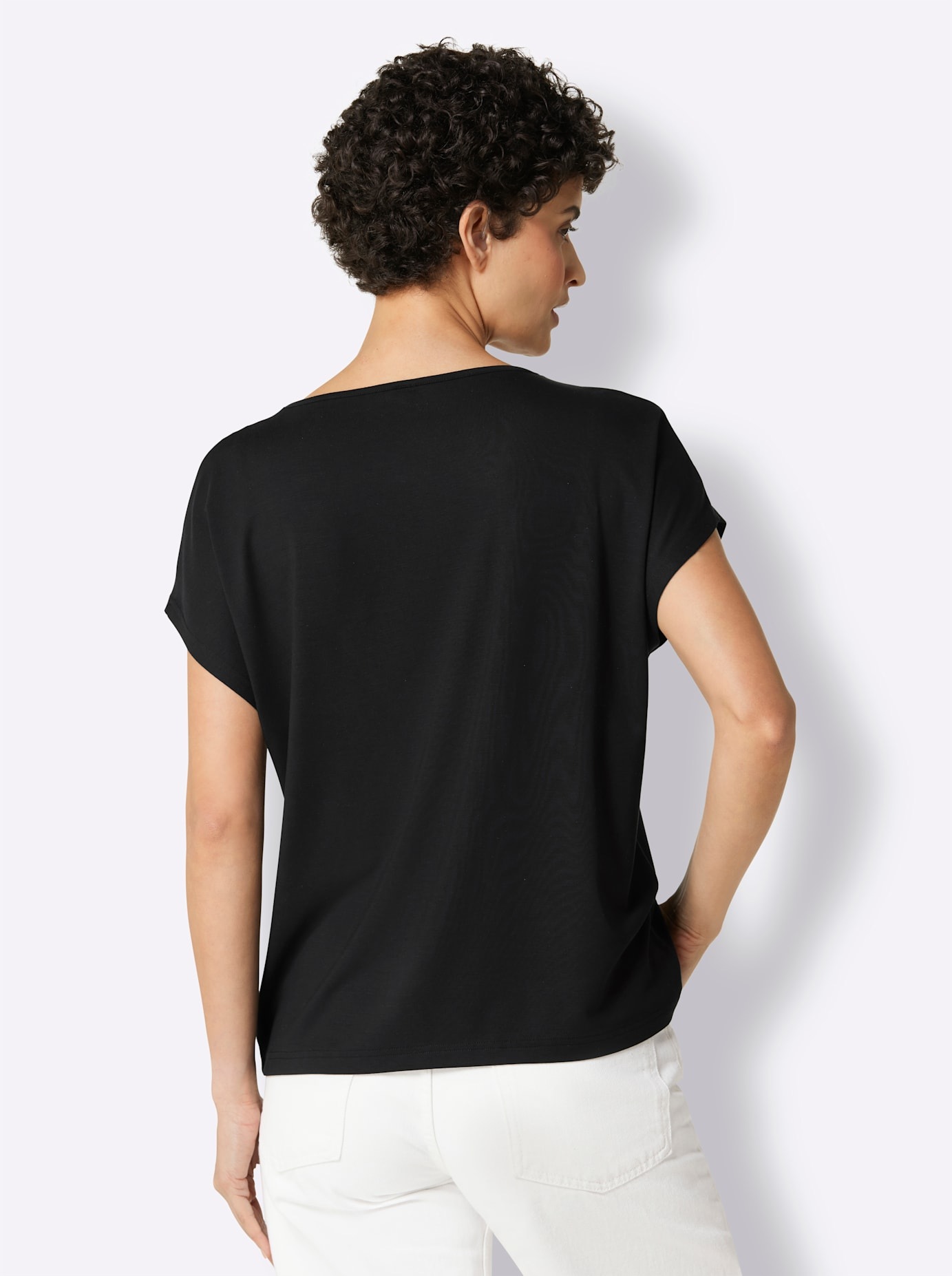 CREATION L PREMIUM V-Shirt »Modal-Shirt«, (1 tlg.)