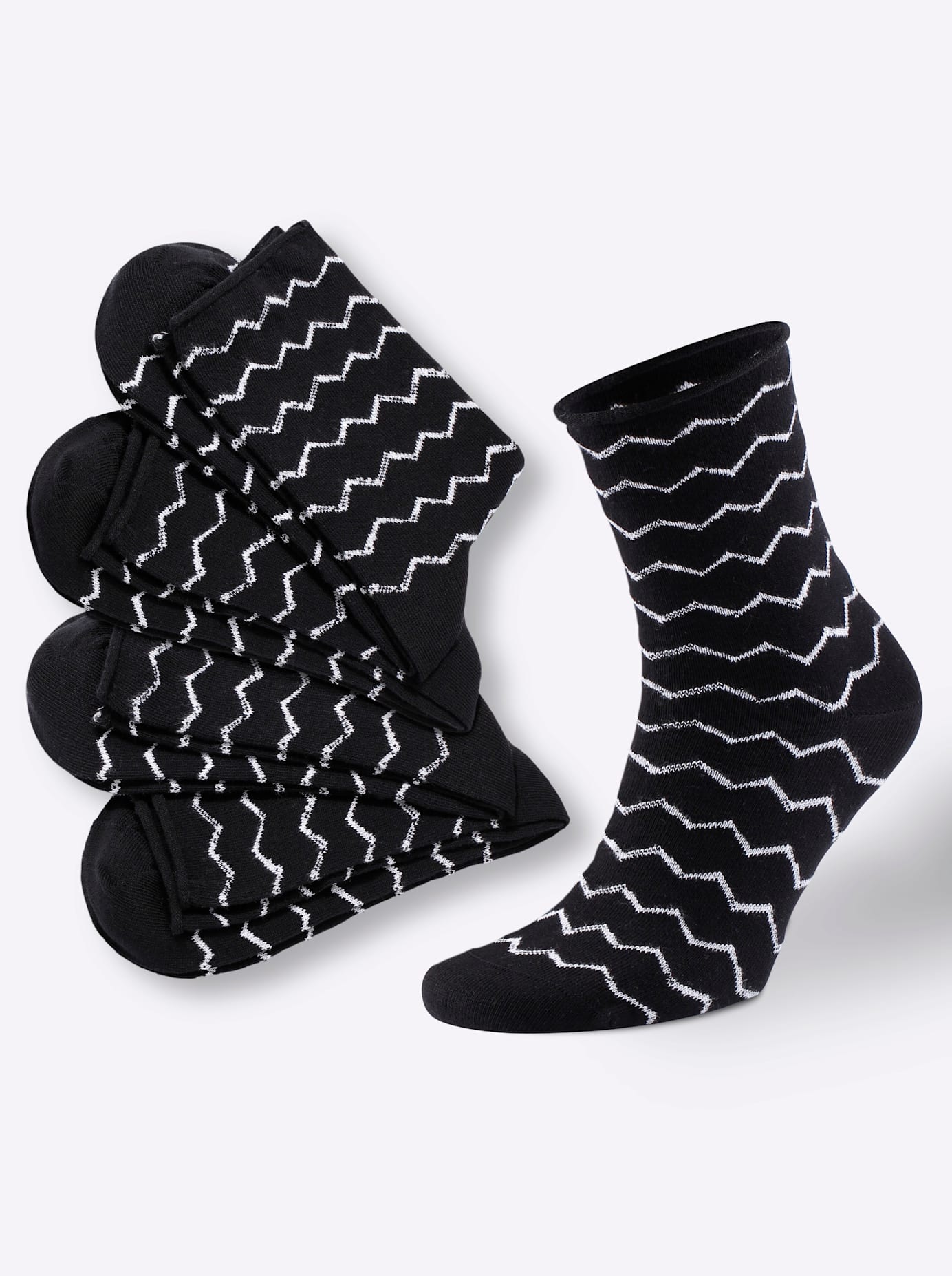 wäschepur Socken, (4 Paar)