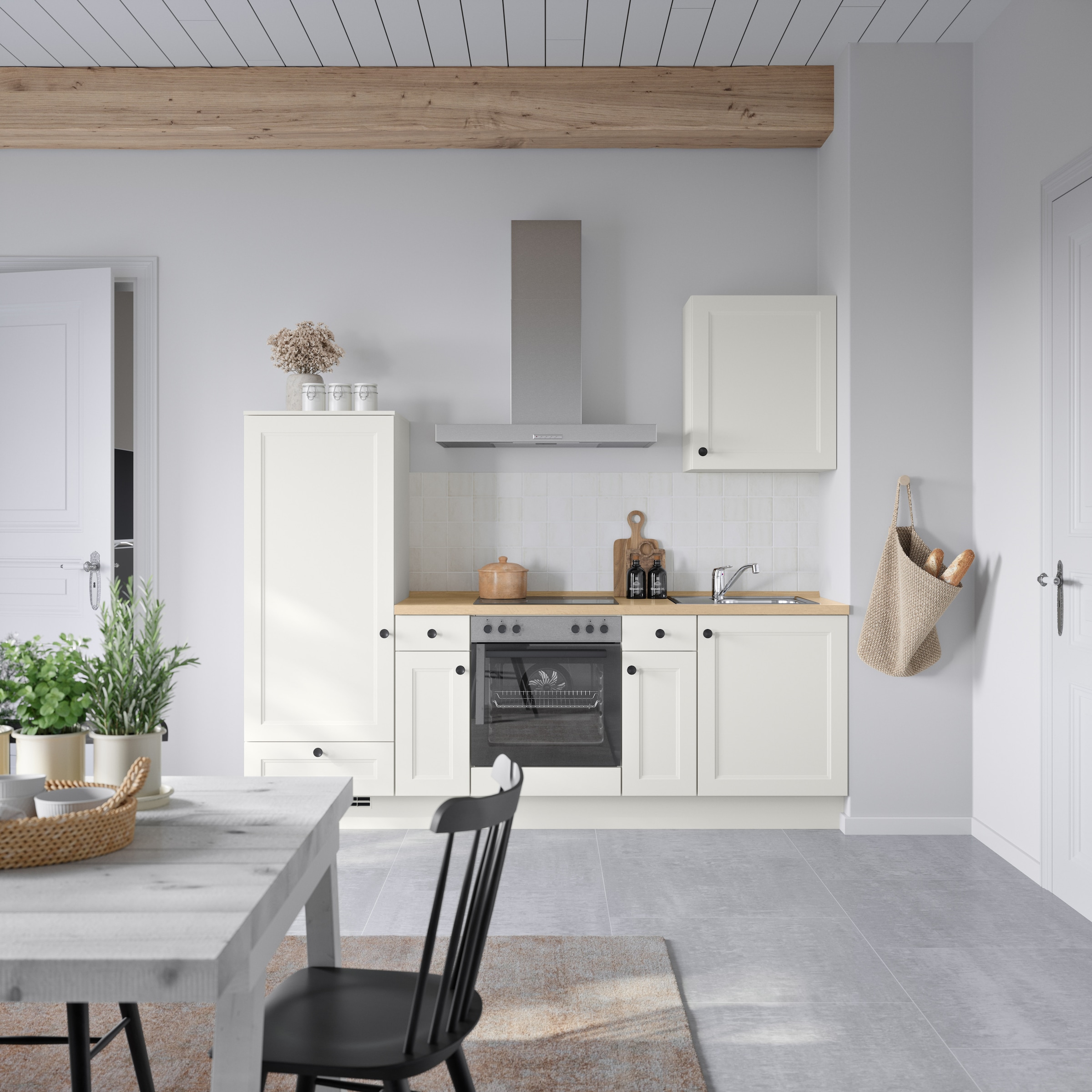 nobilia® Küchenzeile »"Cascada I"«, vormontiert, Ausrichtung wählbar, Breite 240 cm, wahlw. mit E-Geräten