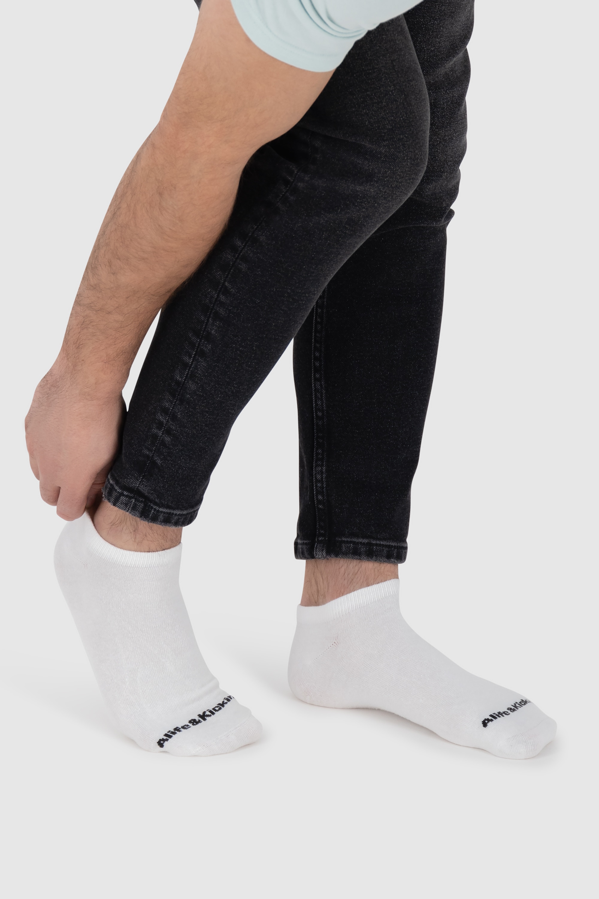 Alife & Kickin Sneakersocken »Herren 3 PACK - JanAK«, (Spar-Set), kurze Basic Sneakersocken, aus Baumwolle mit weichem Bund