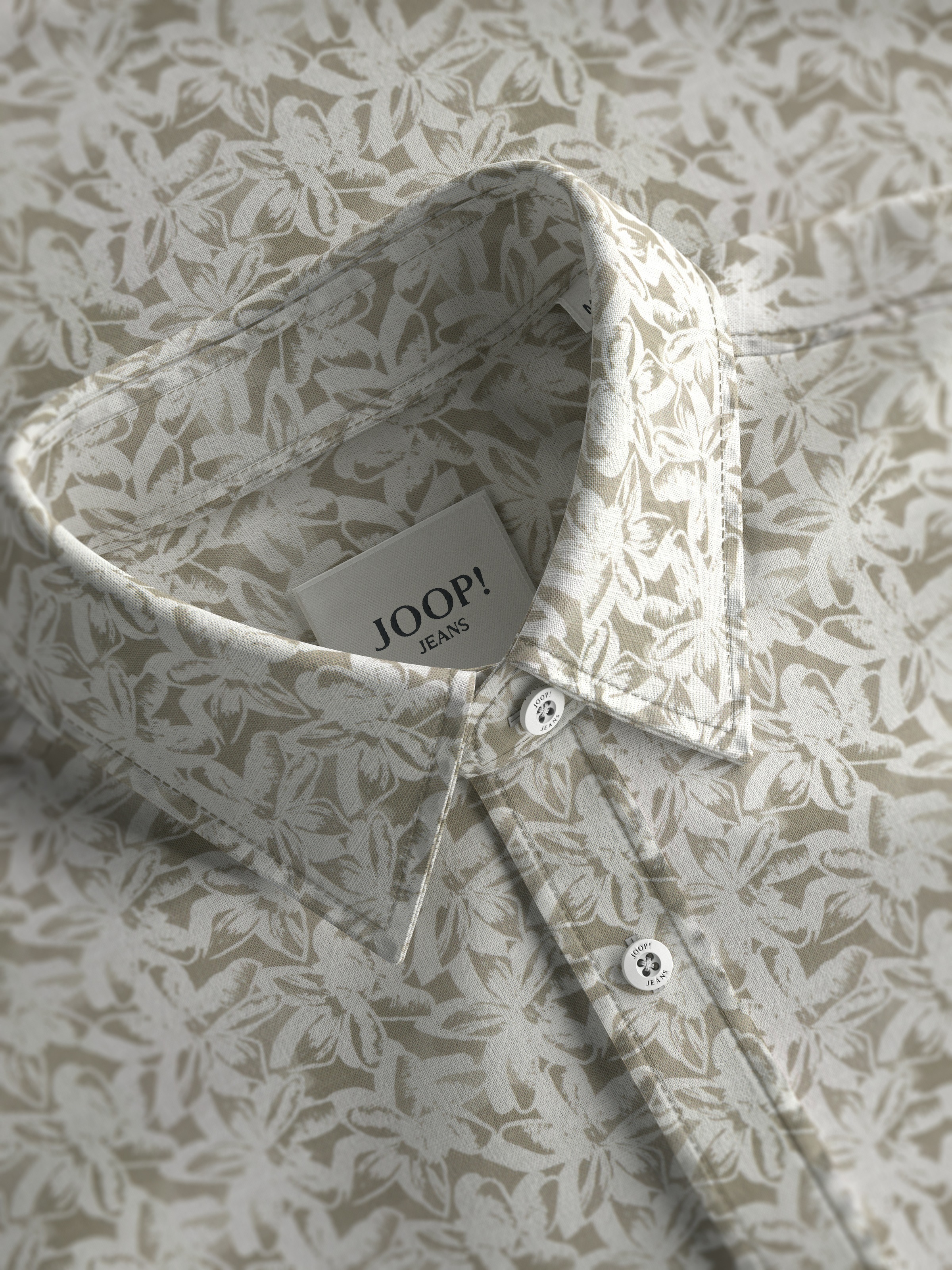 Joop Jeans Kurzarmhemd »Haris_1_2-W«, Mit Rundhalsausschnitt