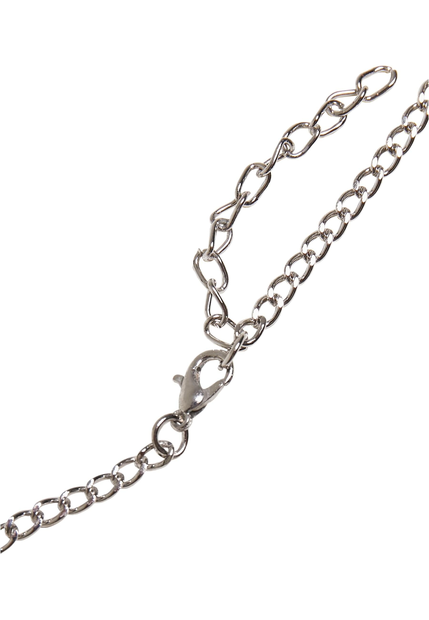 URBAN CLASSICS Edelstahlkette »Urban Classics Unisex Diamond Cross Necklace«