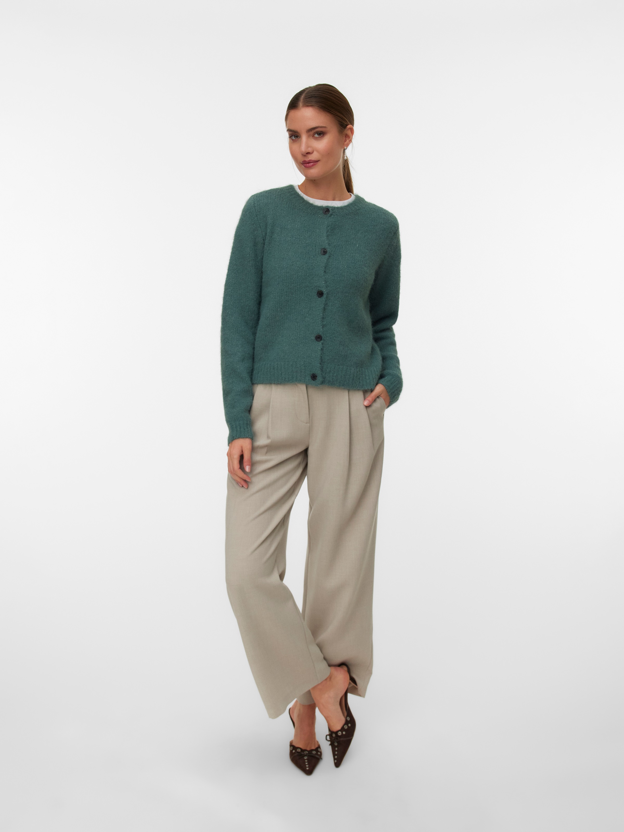 Vero Moda Pull Novah Balsam Green L Femme 3