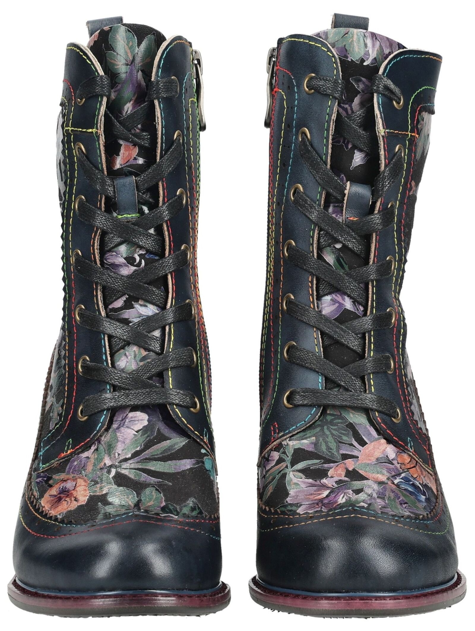 LAURA VITA Schnürstiefelette »LAURA VITA Stiefelette Leder/Textil«