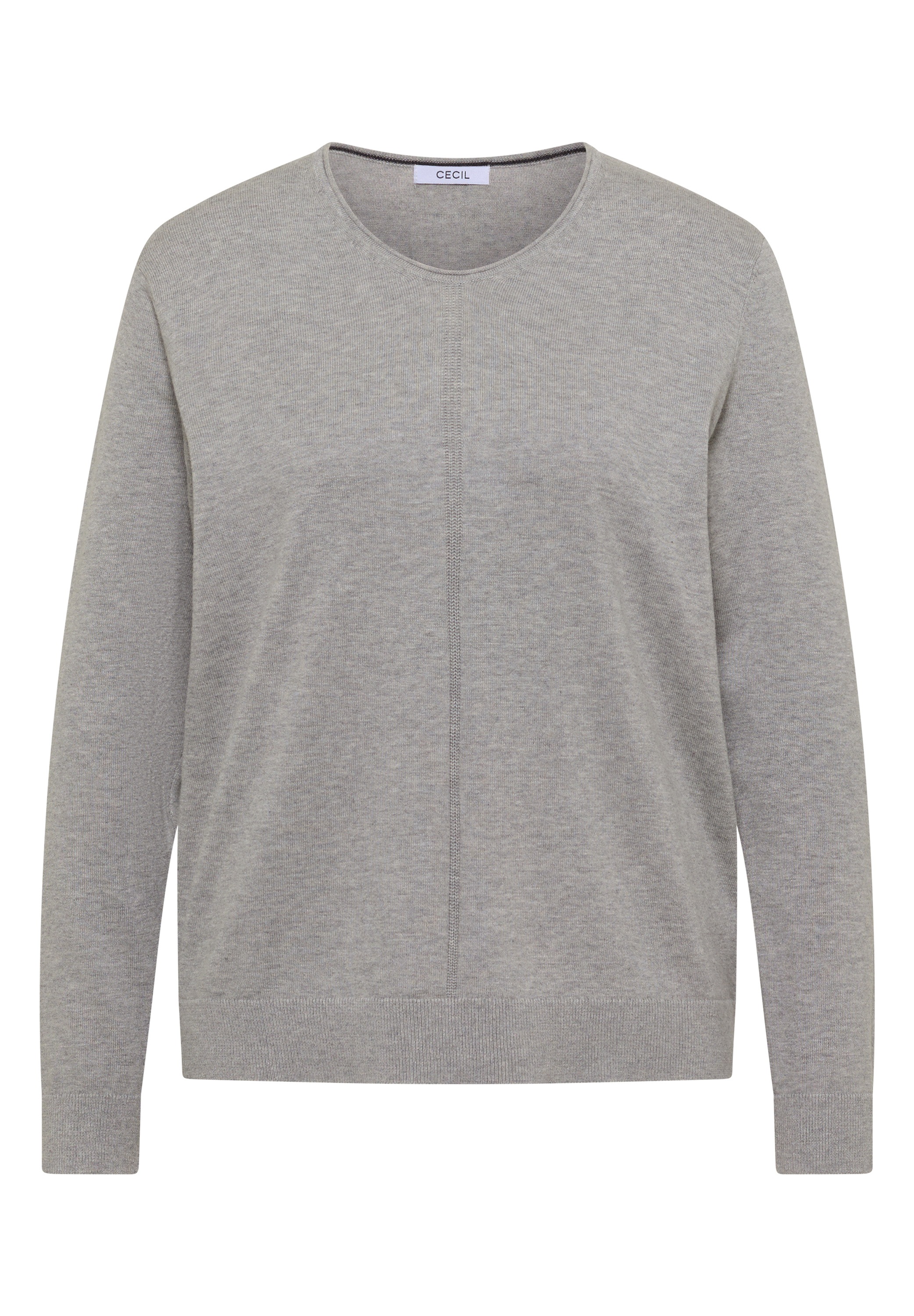Cecil V-Ausschnitt-Pullover im soften Baumwoll-Mix