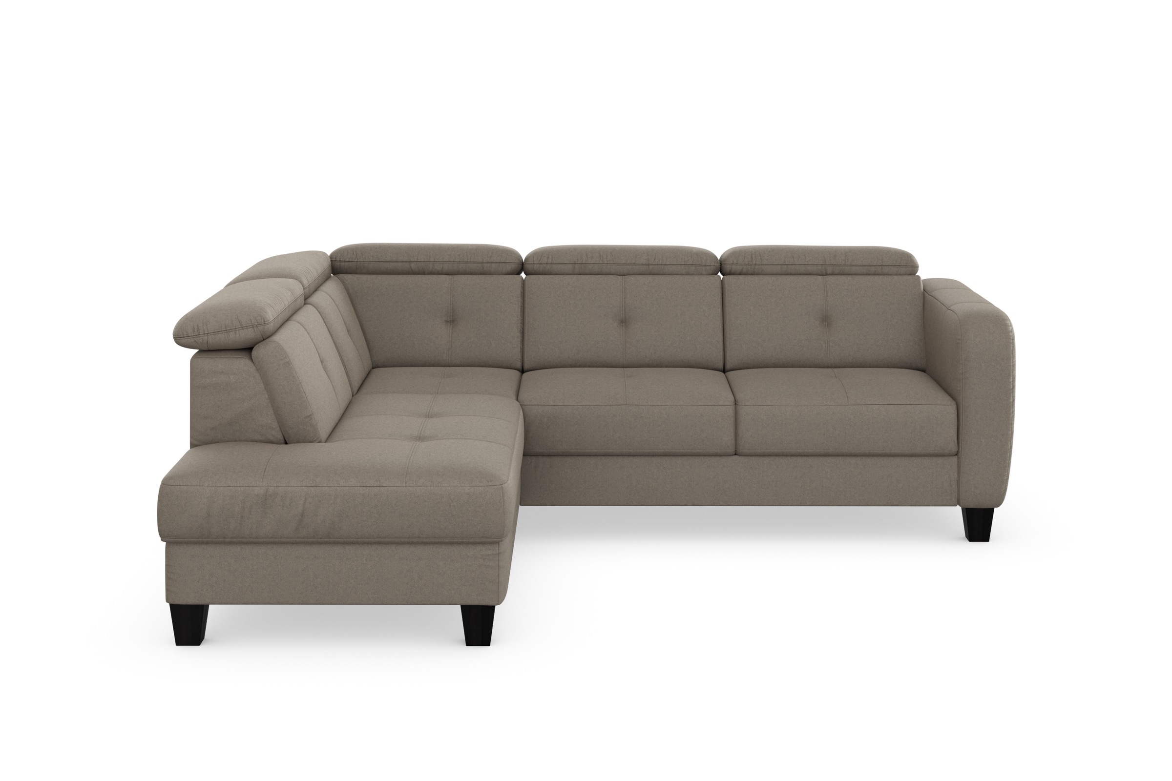 sit&more Ecksofa "Belluci L-Form", inklusive Federkern, wahlweise mit Bettf günstig online kaufen