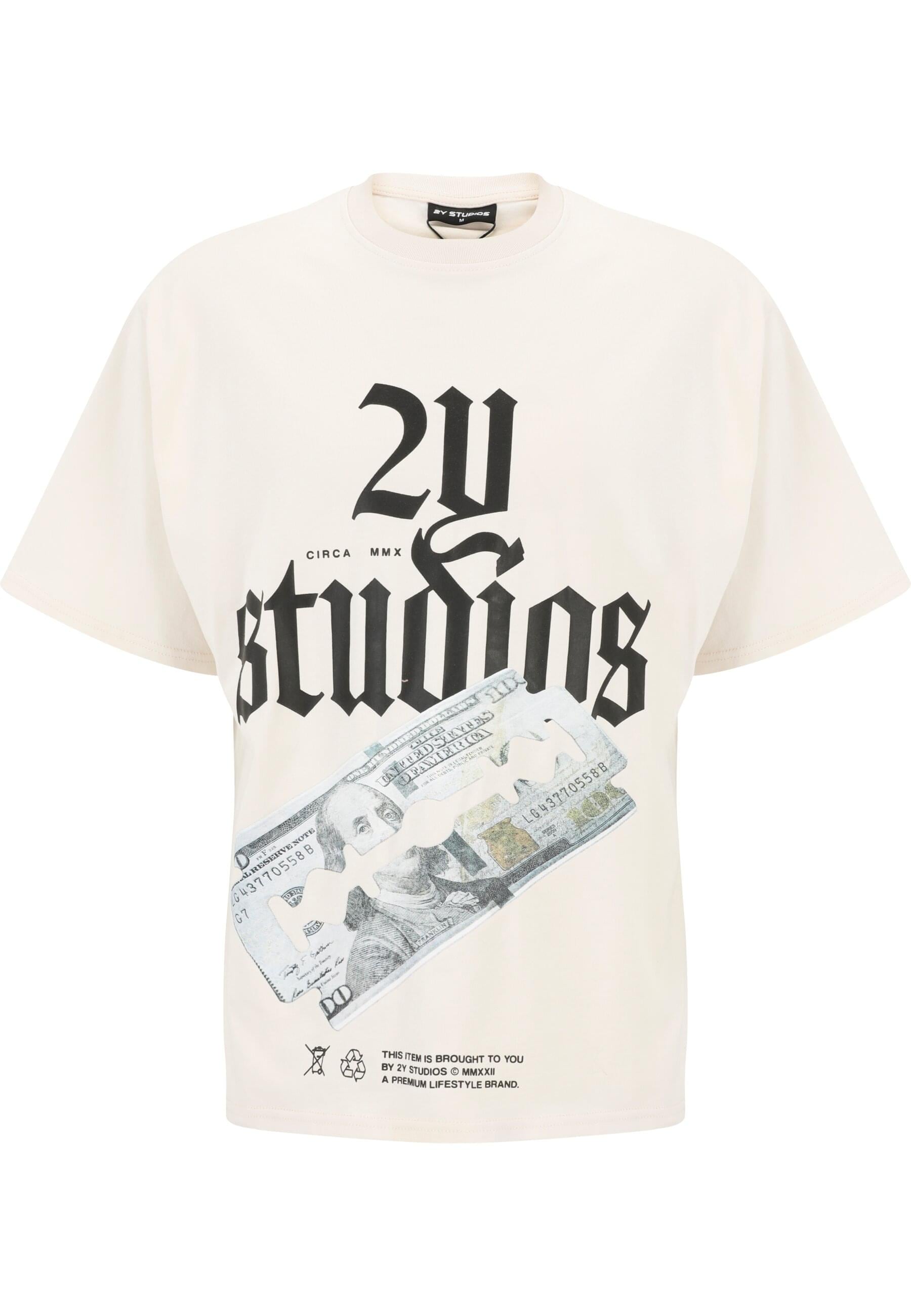 2Y Studios T-Shirt "2Y Studios Herren Razor Oversize Tee" 1 Stk. tlg. günstig online kaufen