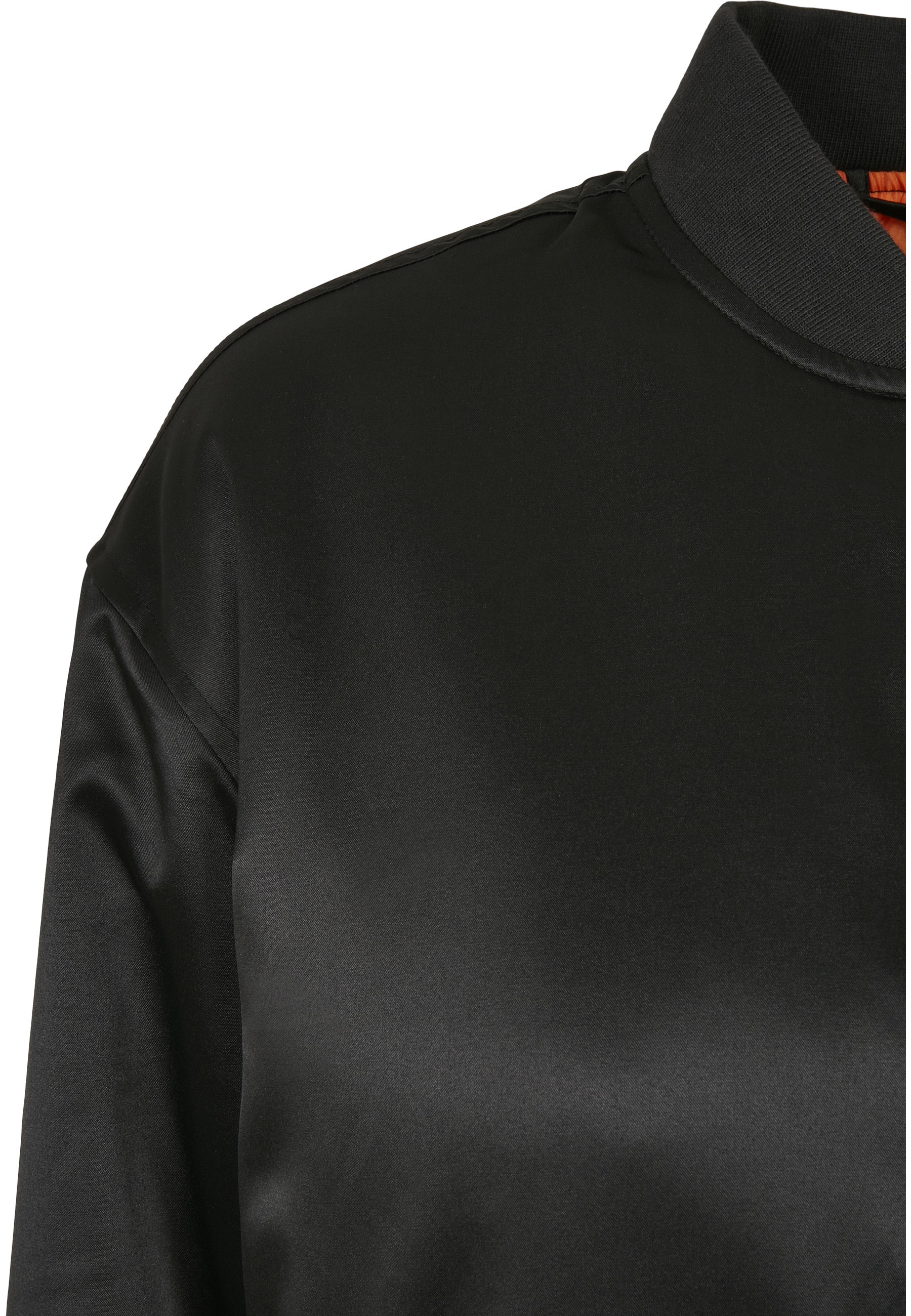 URBAN CLASSICS Anorak »Urban Classics Damen Ladies Oversized Satin Bomber Jacket« 1 Stk. tlg. ohne Kapuze