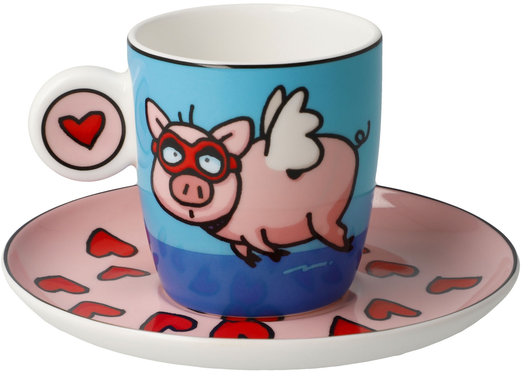 Thumbnail - Goebel Tasse "Espressotasse Ed Eck- When Pigs Fly"