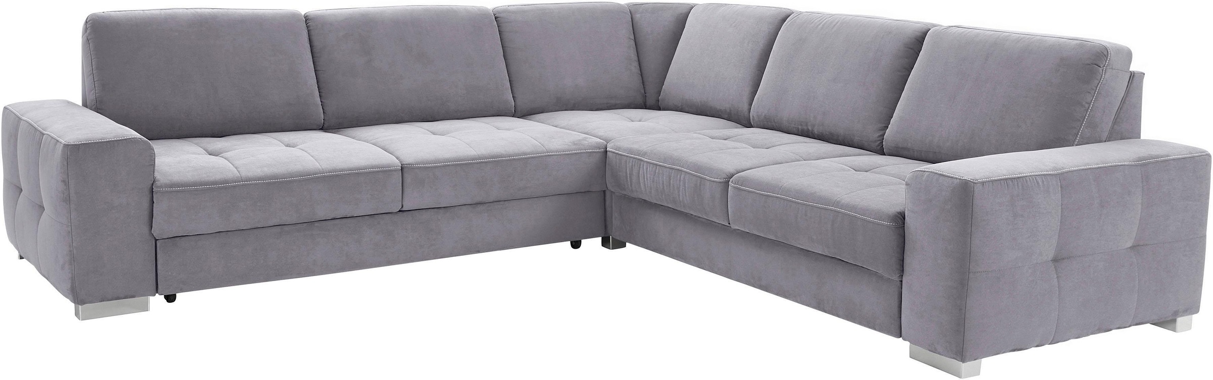 sit&more Ecksofa "Santorini L-Form" mit Federkern und Sitztiefenverstellung günstig online kaufen