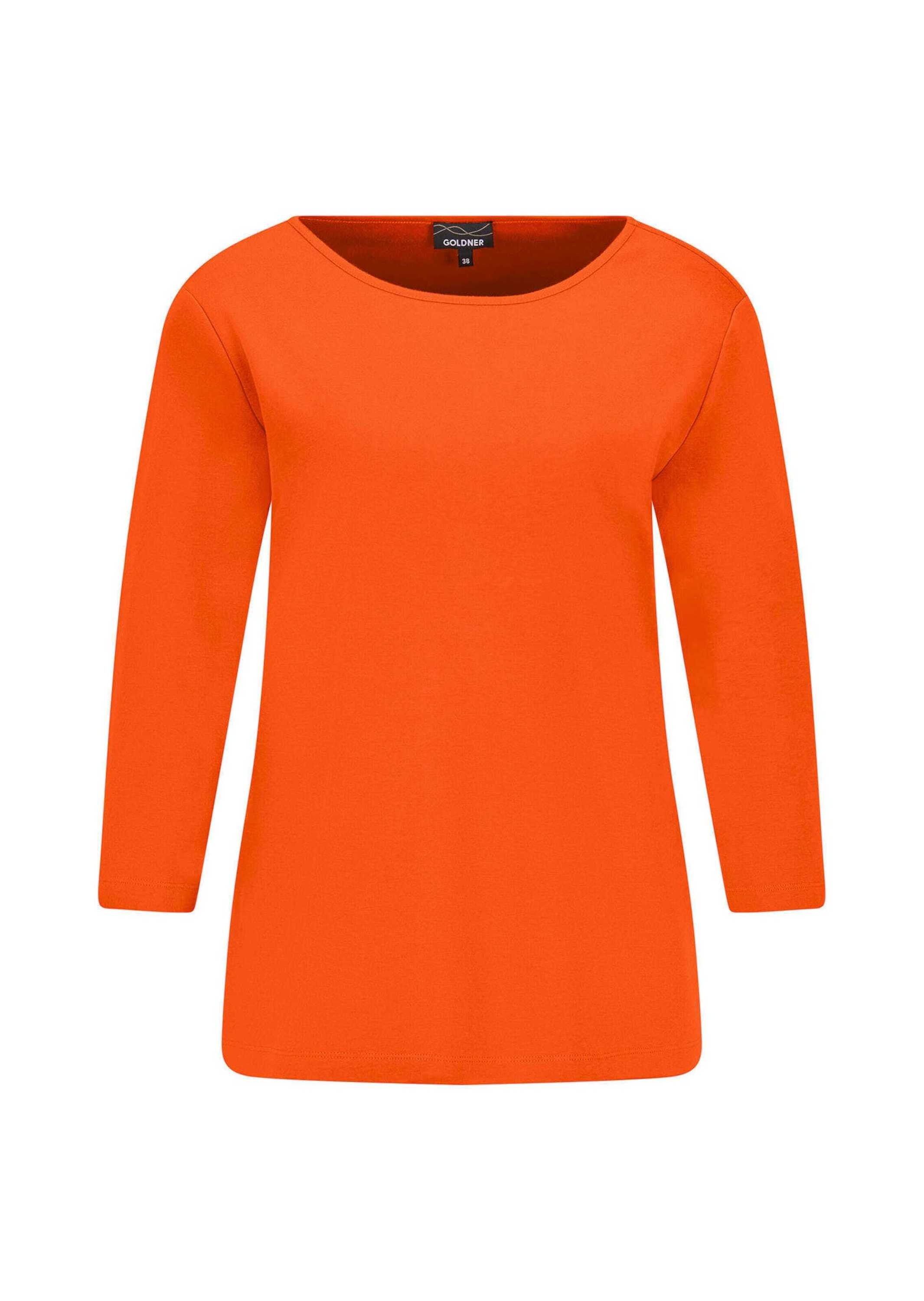 GOLDNER Kurzarmshirt "Basic Shirt mit U-Boot-Ausschnitt" U-Boot-Ausschnitt günstig online kaufen