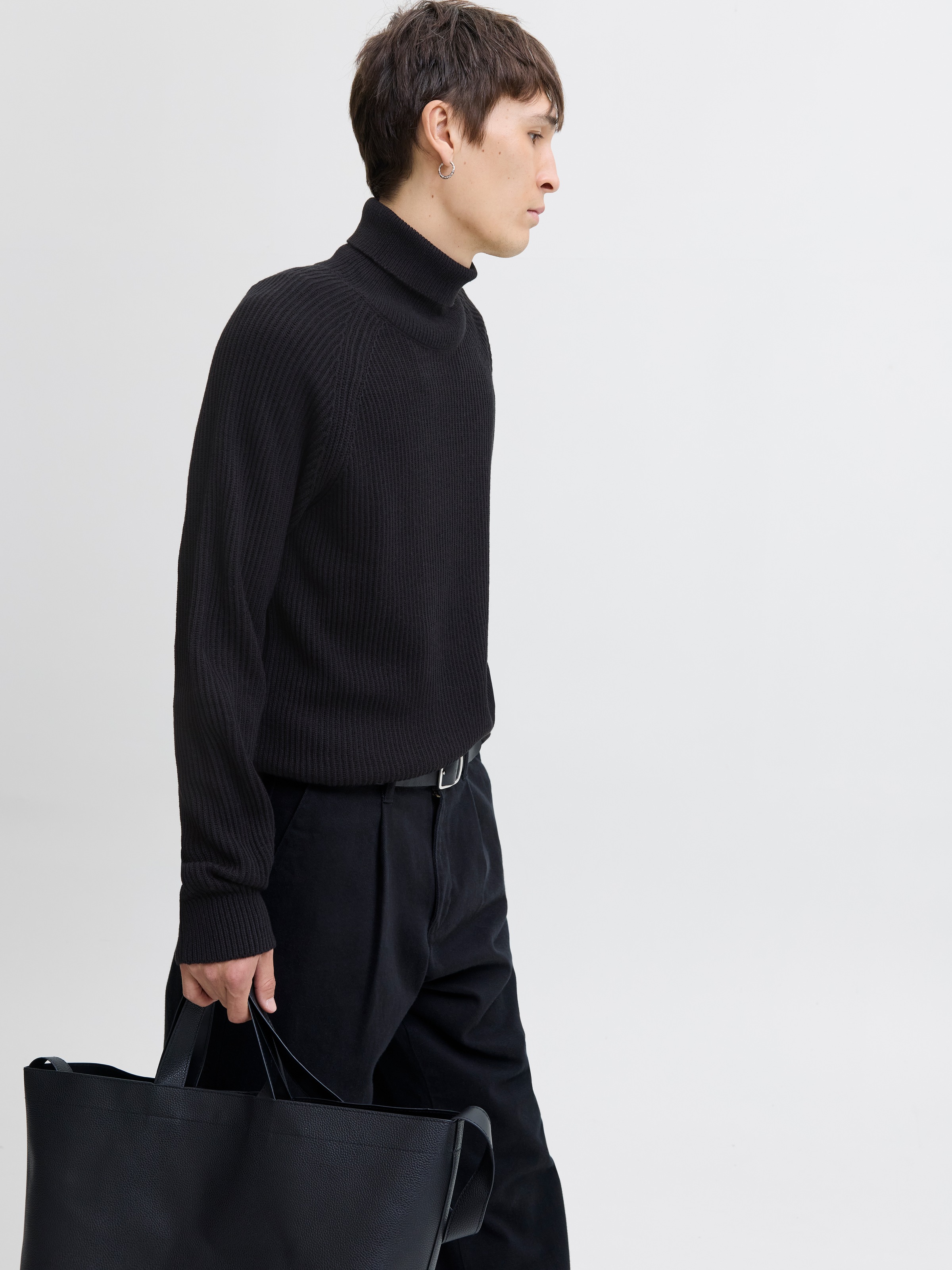 Jack & Jones Rollkragenpullover "JJPANNEL KNIT ROLL NECK AW25" günstig online kaufen