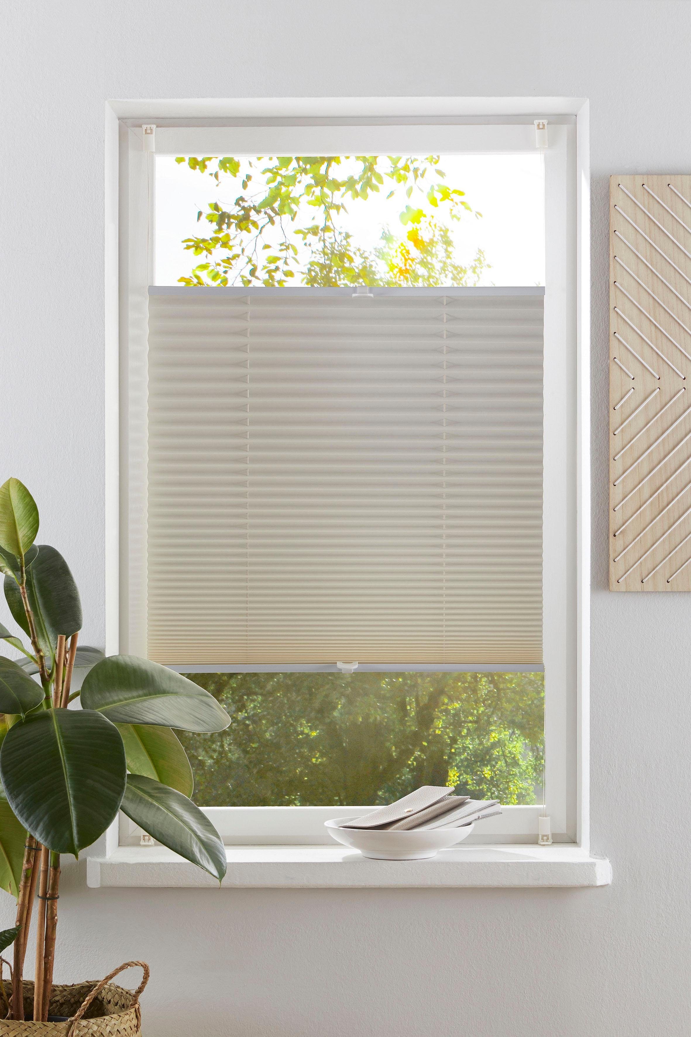 OTTO home Plissee "LAHOLM" Lichtschutz ohne Bohren verspannt Fixmaß, Bestseller mit über 4000-Bewertungen, für Fenster & Tür