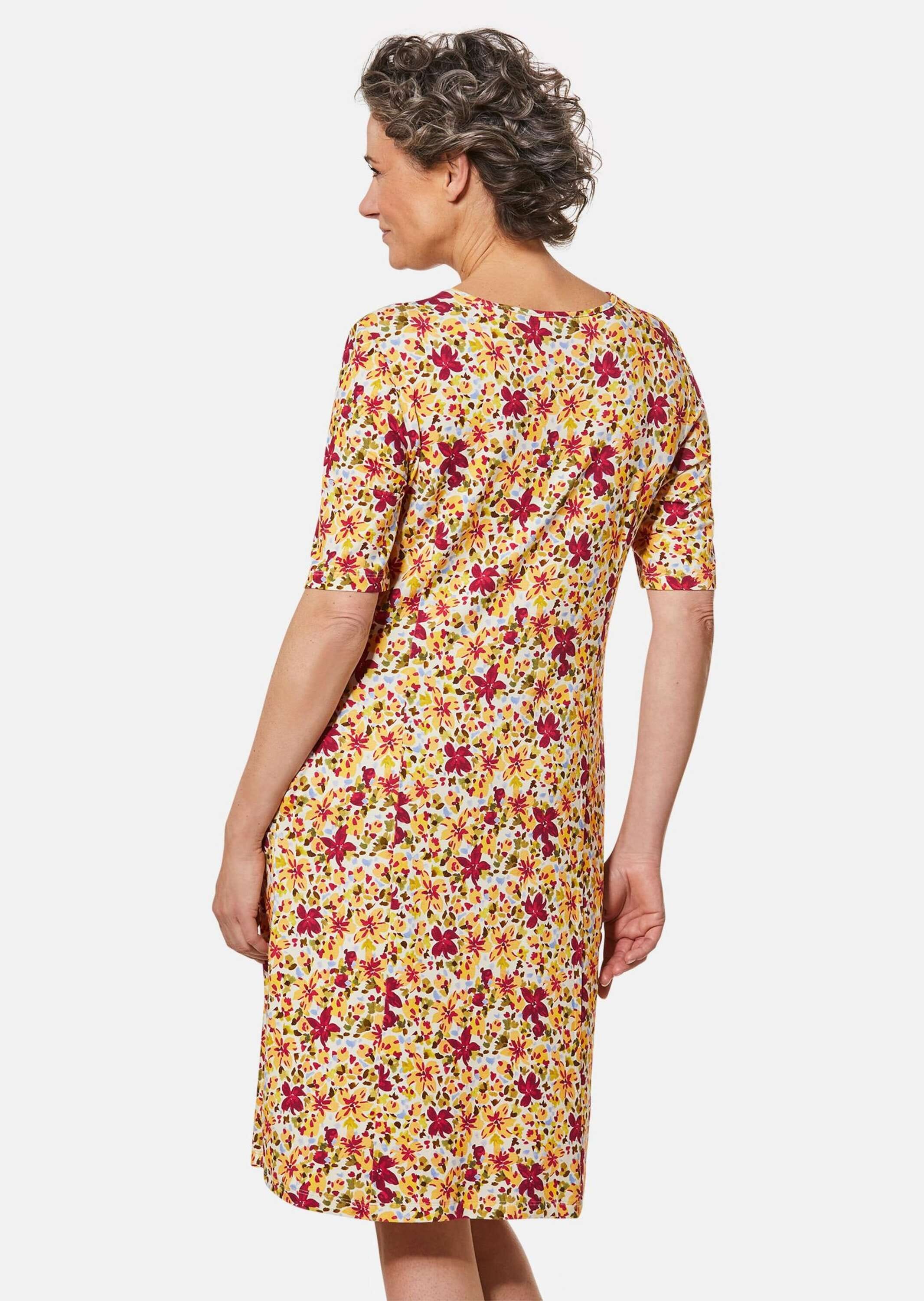 GOLDNER Druckkleid »Druckkleid Elastisches Jerseykleid mit modischem Druck«