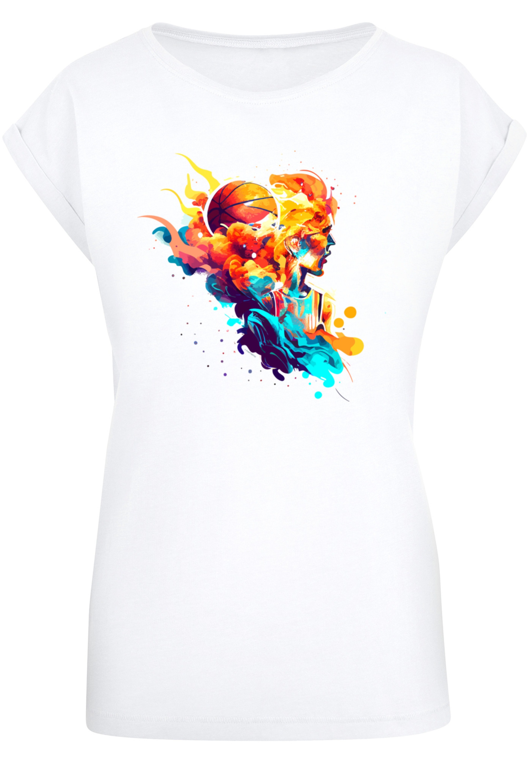 F4NT4STIC T-Shirt »Basketball Sport Player SHORT SLEEVE«, Print