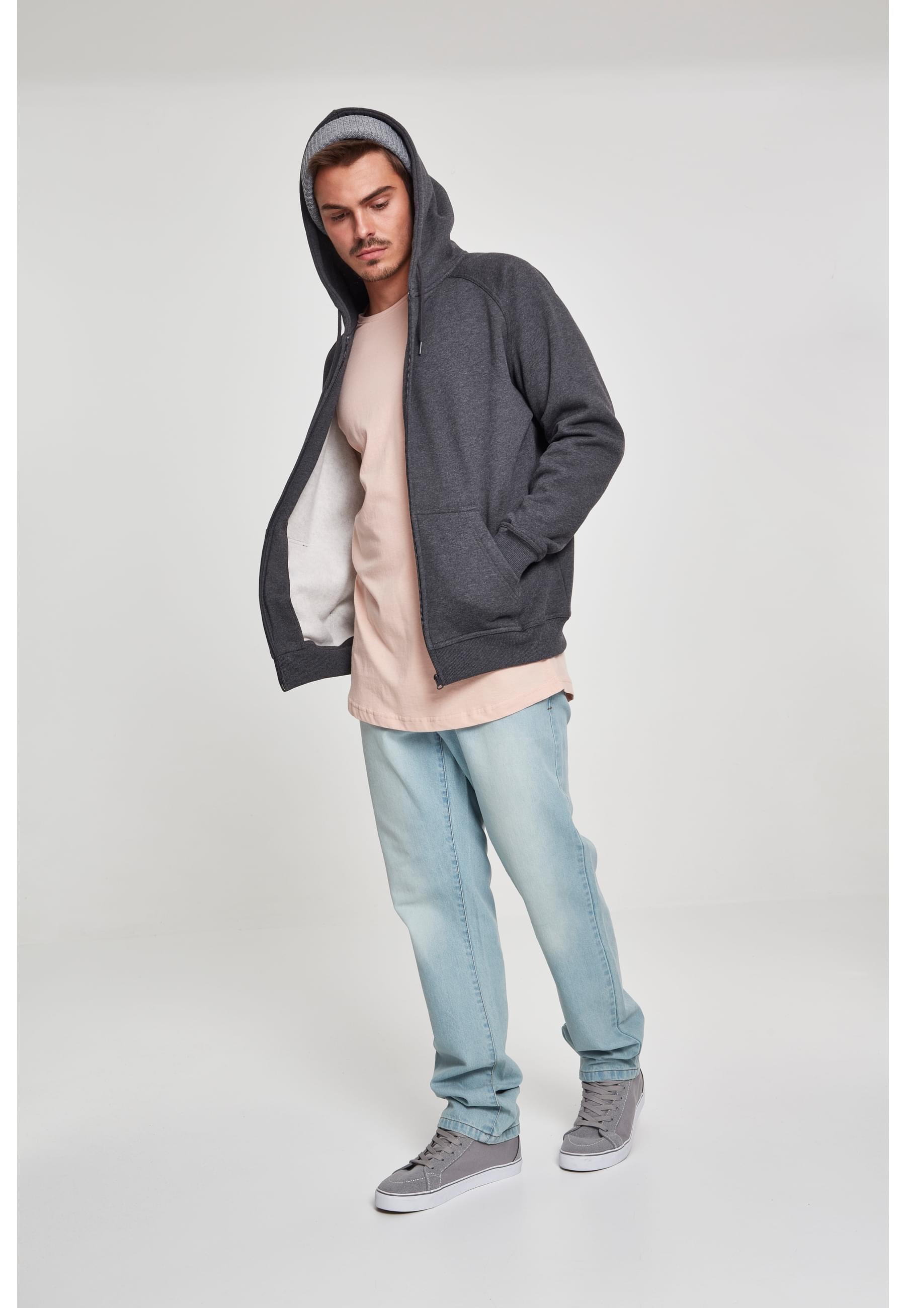 URBAN CLASSICS Sweatjacke »Urban Classics Herren Zip Hoody«