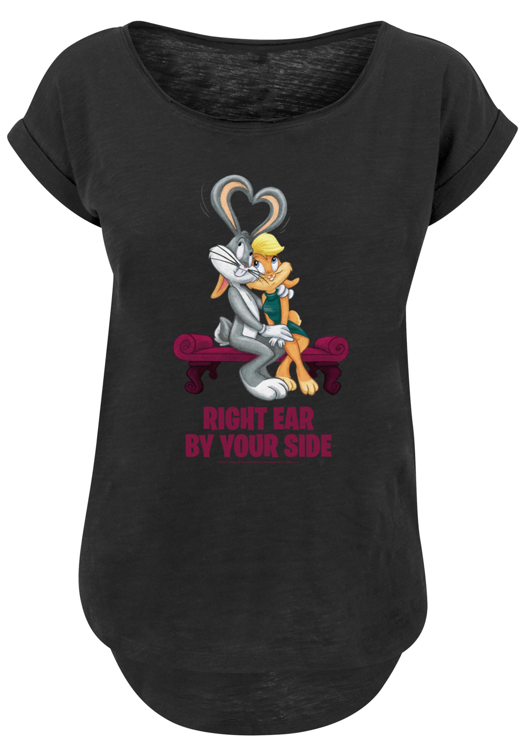 F4NT4STIC T-Shirt »Looney Tunes Bugs And Lola Valentine's Cuddle«, Print