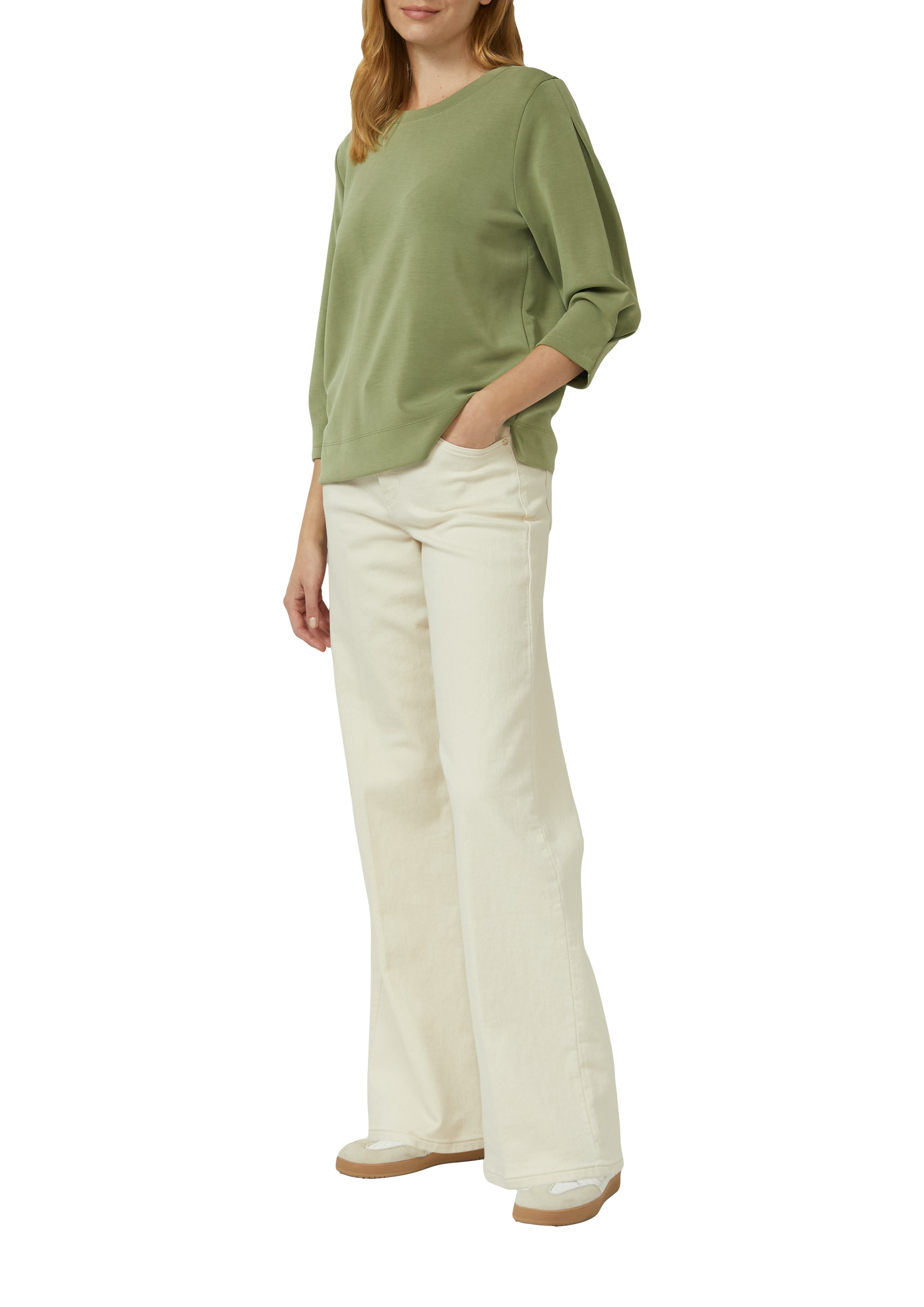 s.Oliver Sweatshirt , 3/3-Arm mit Stretch
