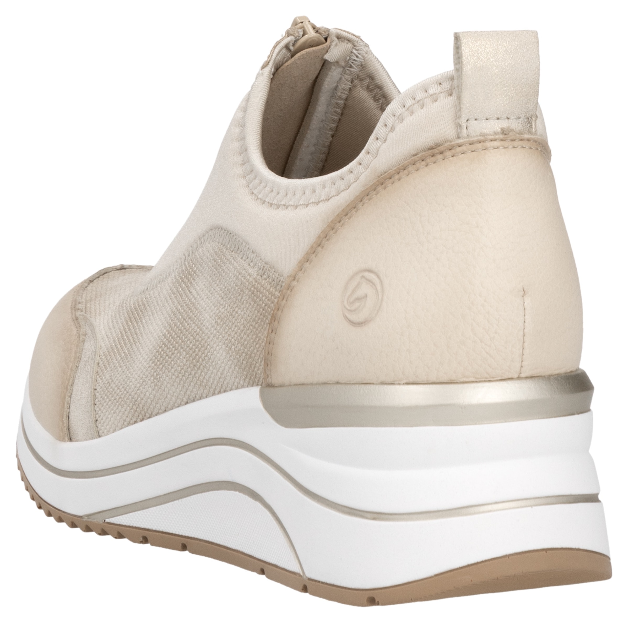 Remonte Slip-On Sneaker, Freizeitschuh, Halbschuh, Slipper in veganer Verarbeitung