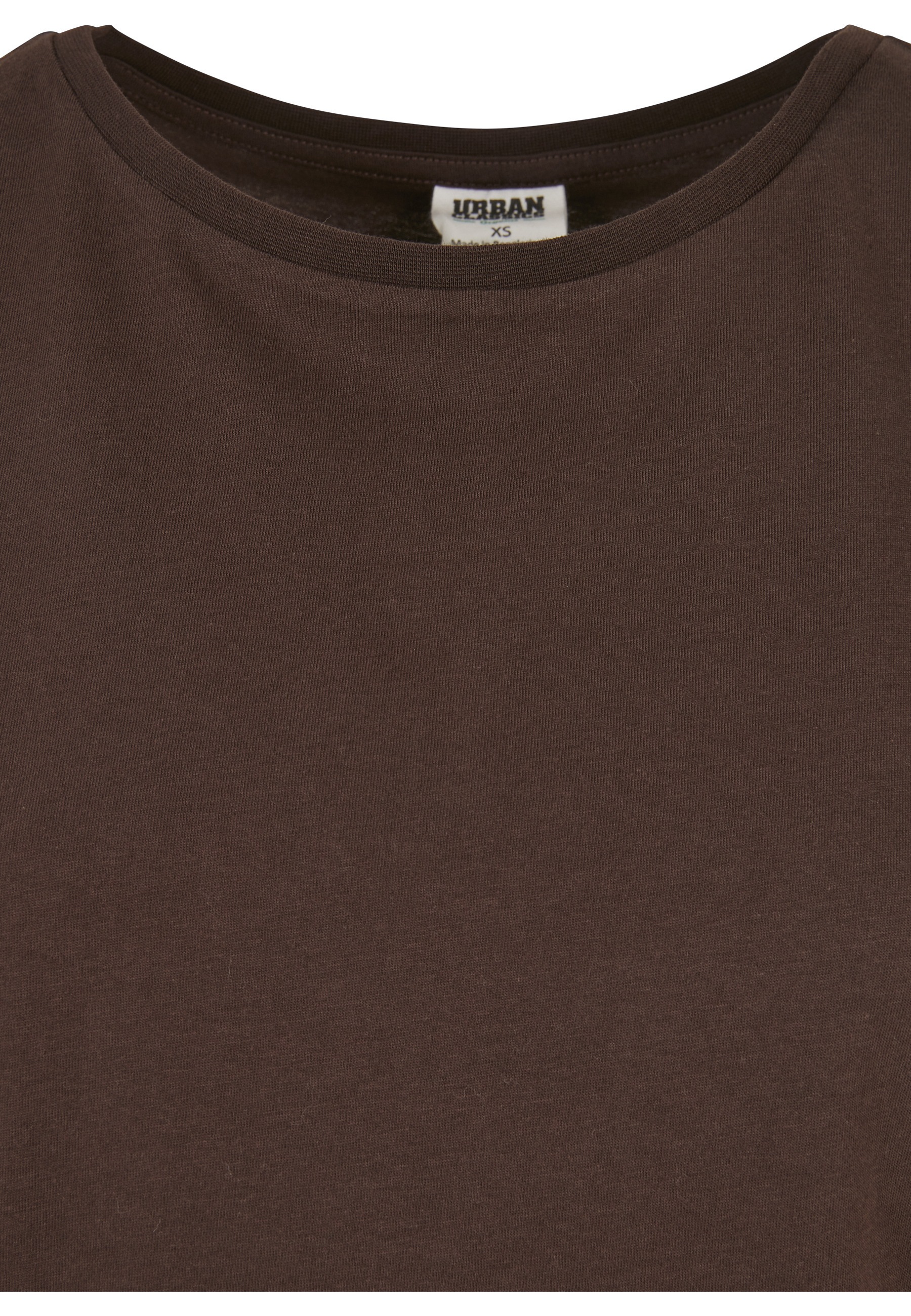 URBAN CLASSICS Kurzarmshirt »Urban Classics Damen Ladies Organic Extended Shoulder Tee« 1 Stk.
