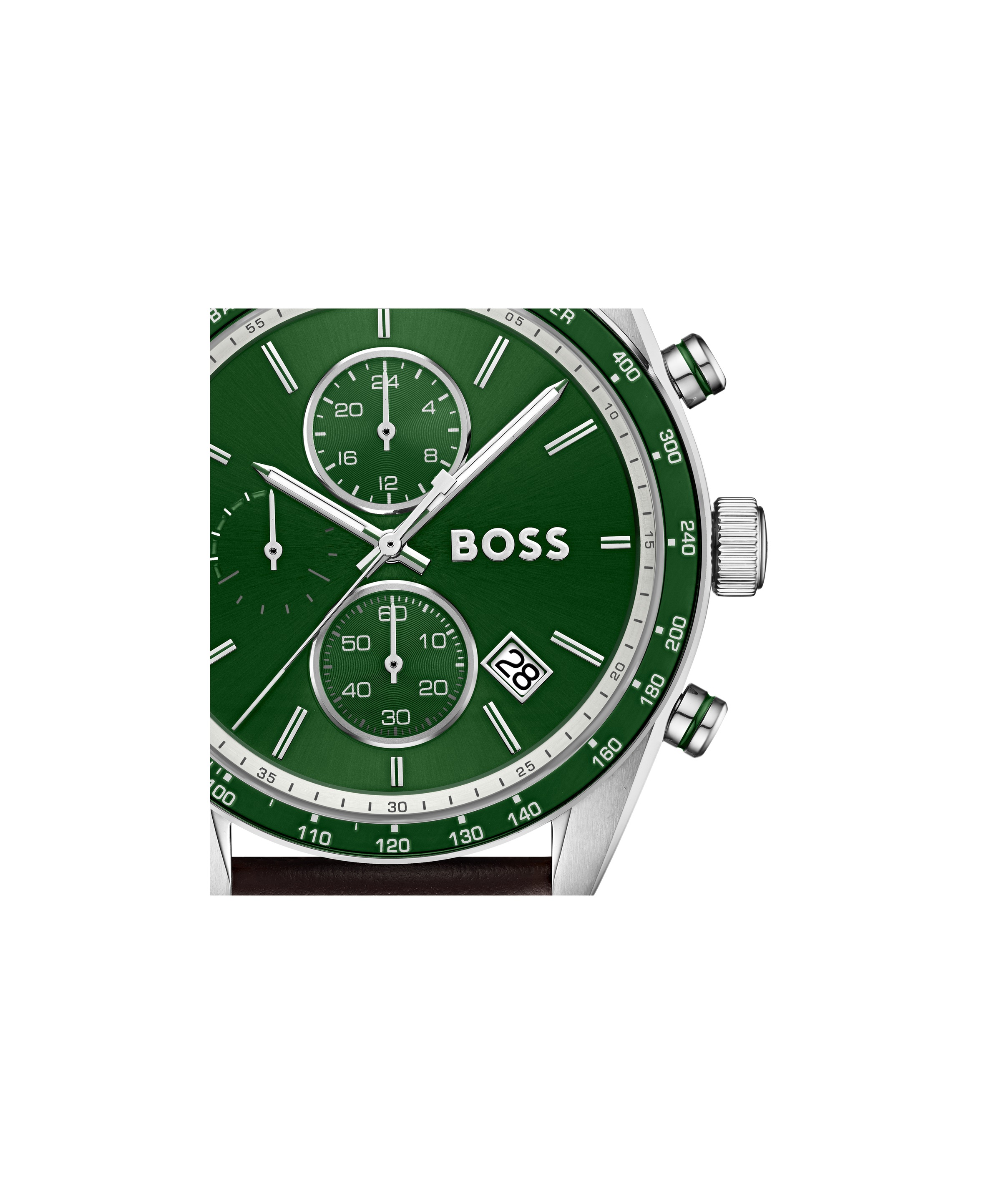 BOSS Chronograph »GRAND PRIX« Quarzuhr, Armbanduhr, Herrenuhr, Lederarmband, analog, Tag